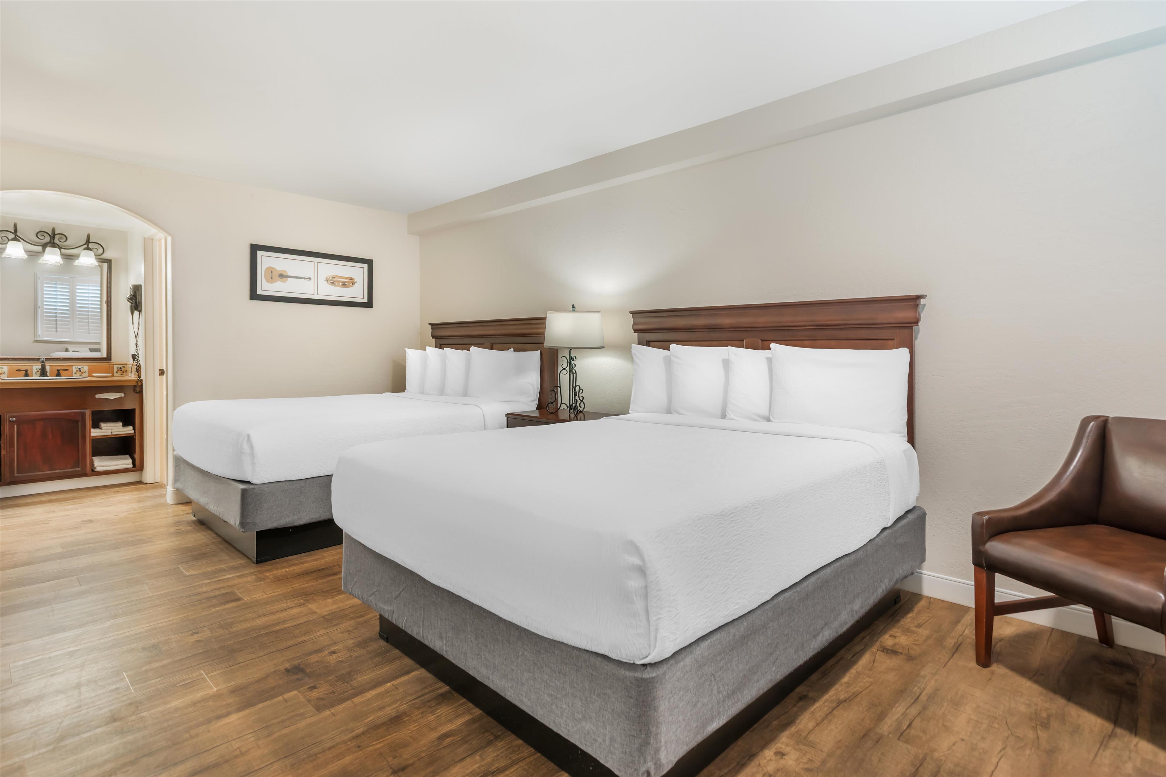 Double Two Queen Beds