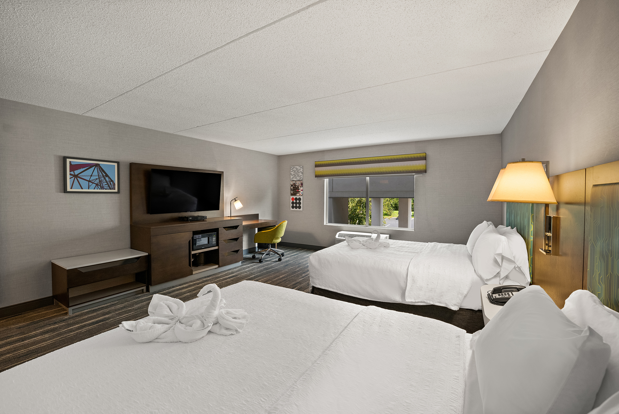 Double Two Queen Beds