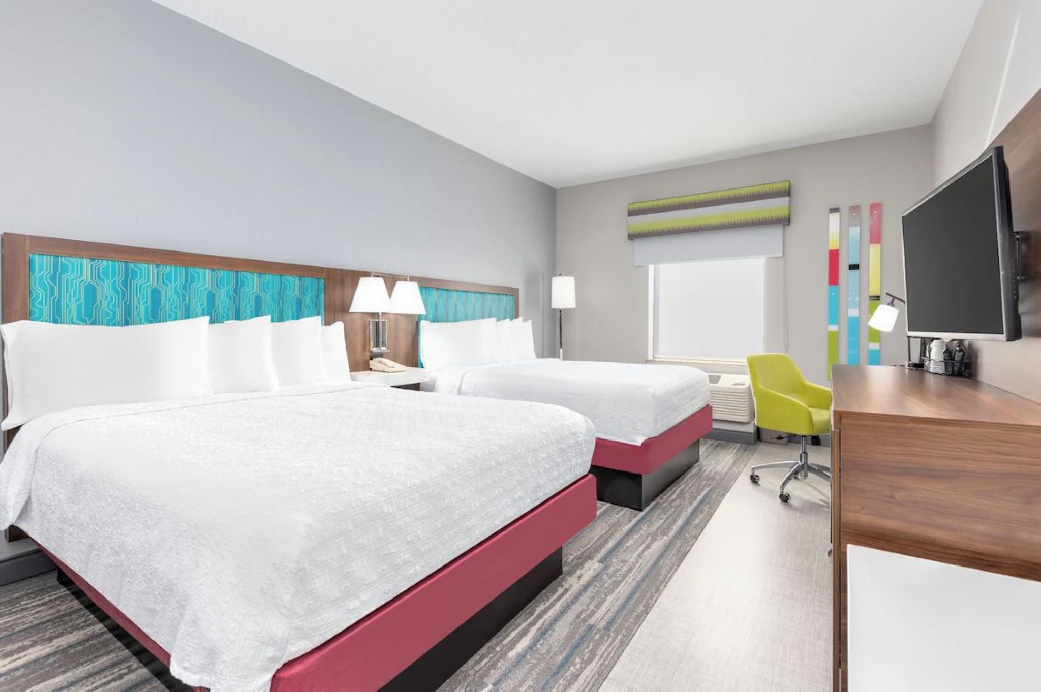 Double Two Queen Beds