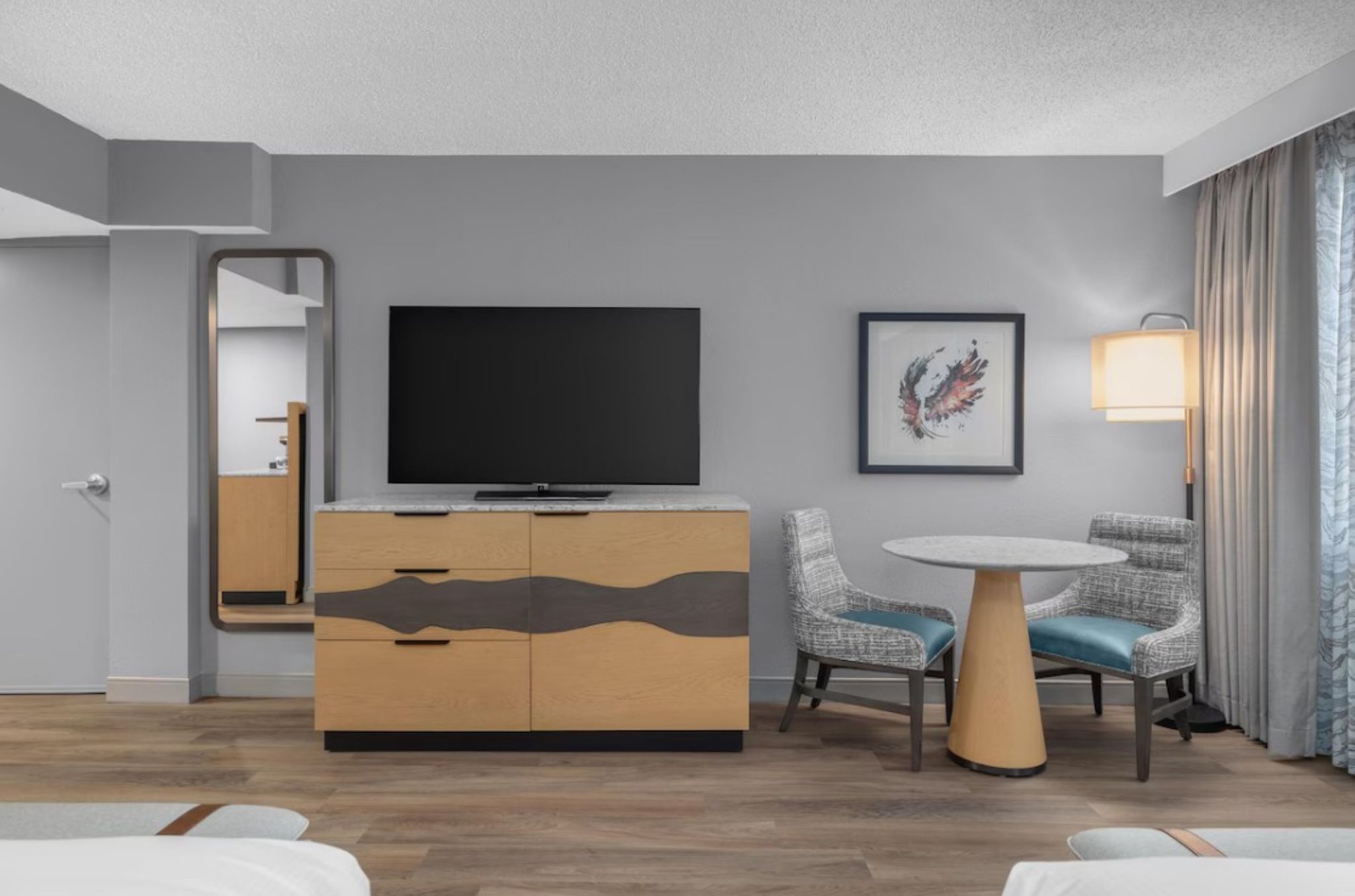 Double Two Double Beds with Views