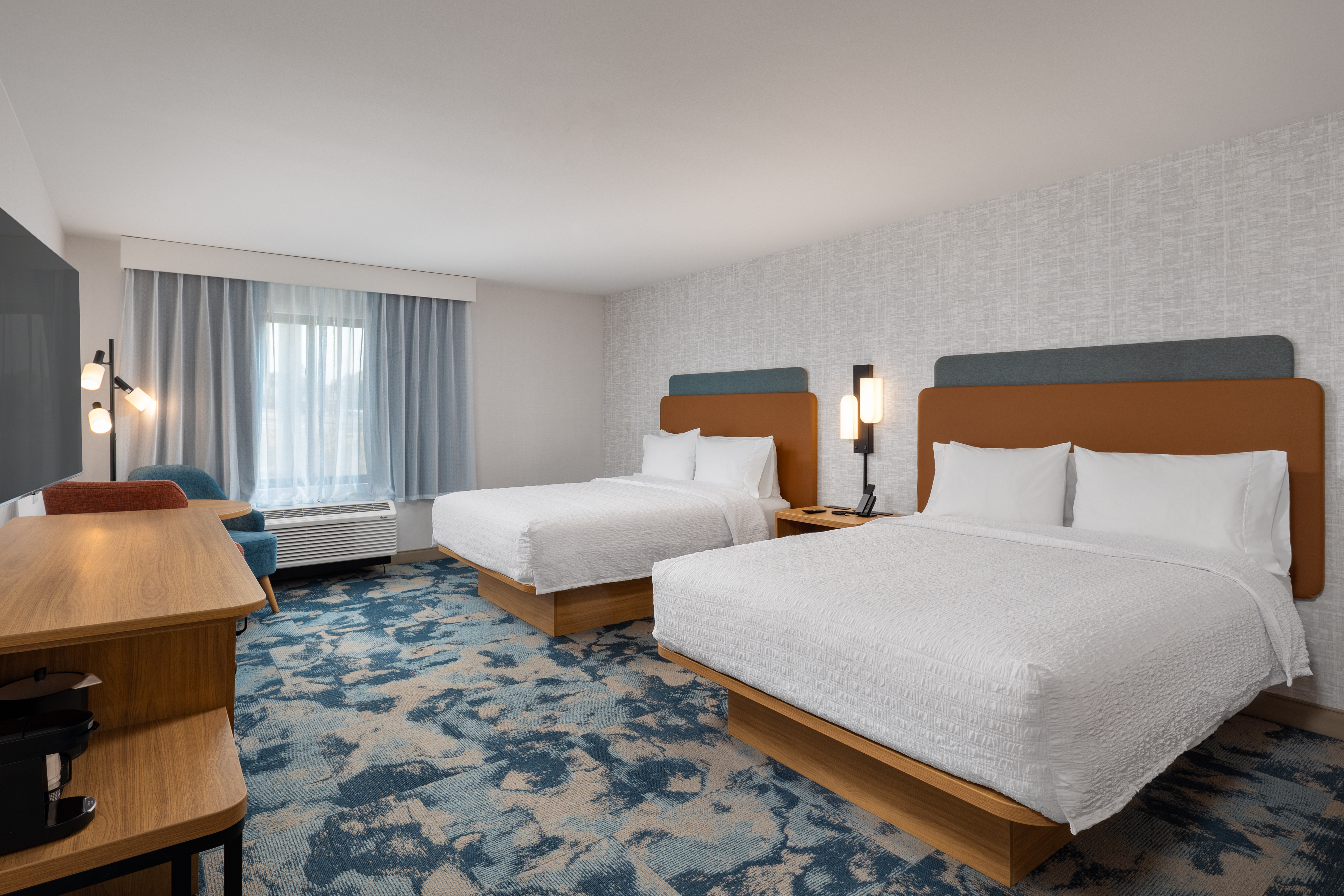 Double Two Queen Beds