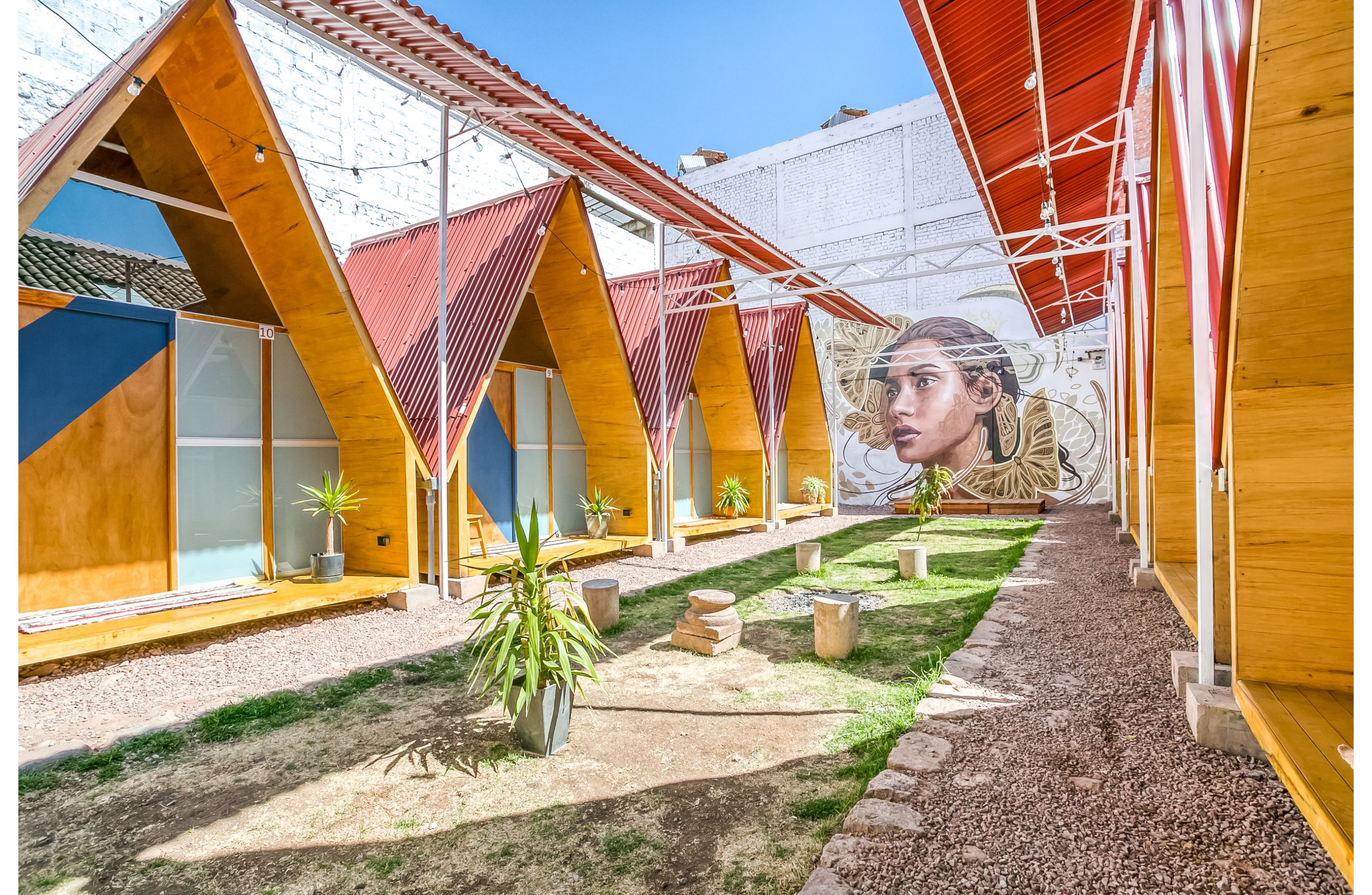 Tent with Shared Bathroom