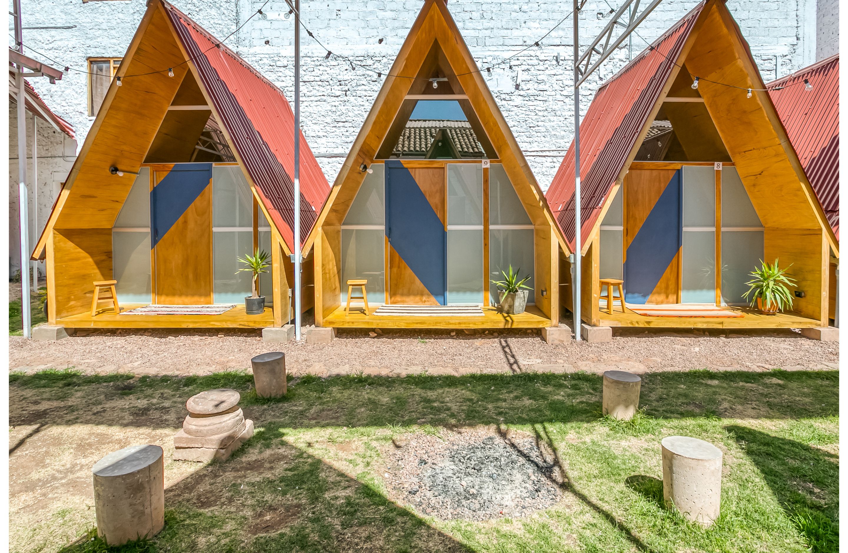 Tent with Shared Bathroom
