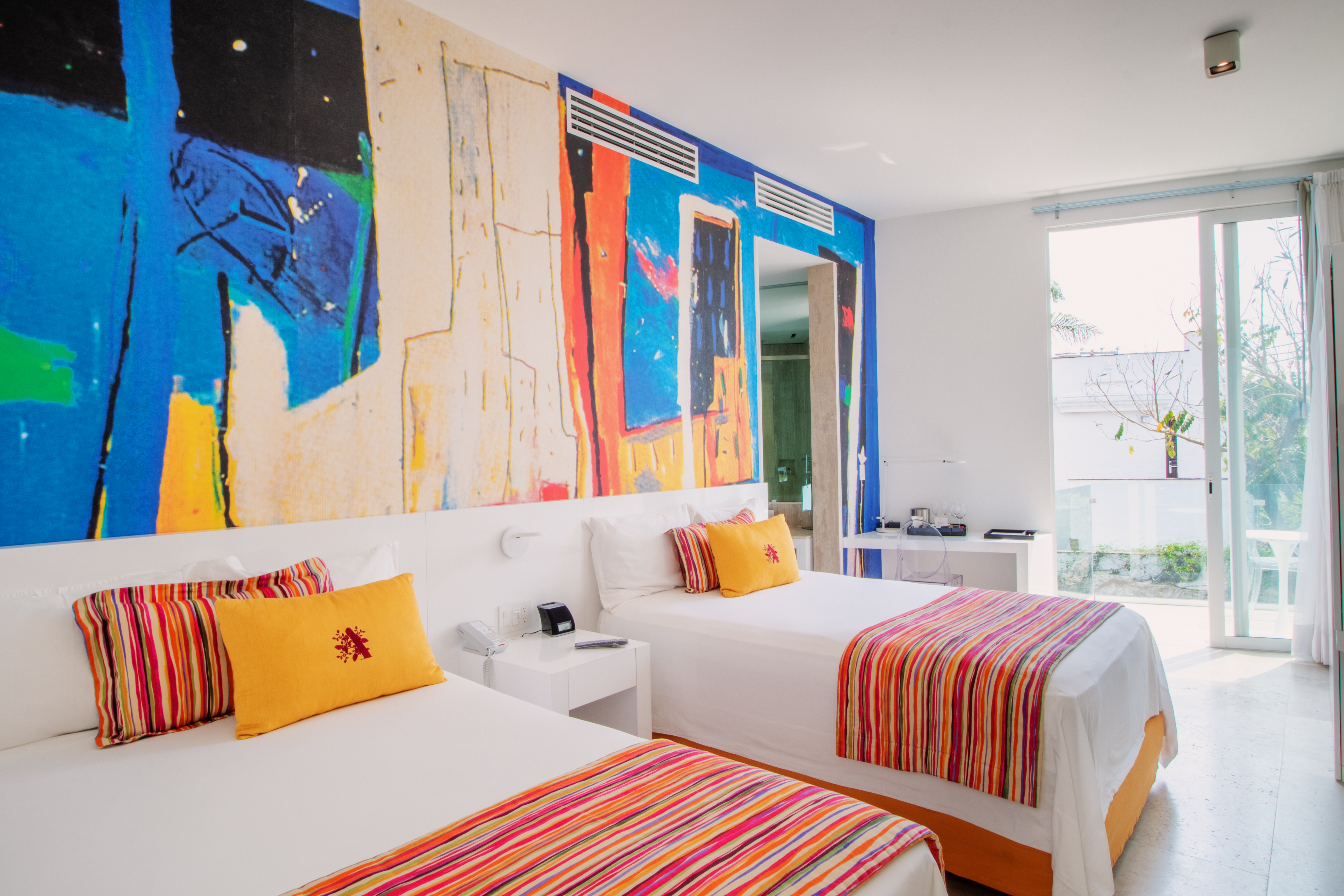 Double Two Double Beds