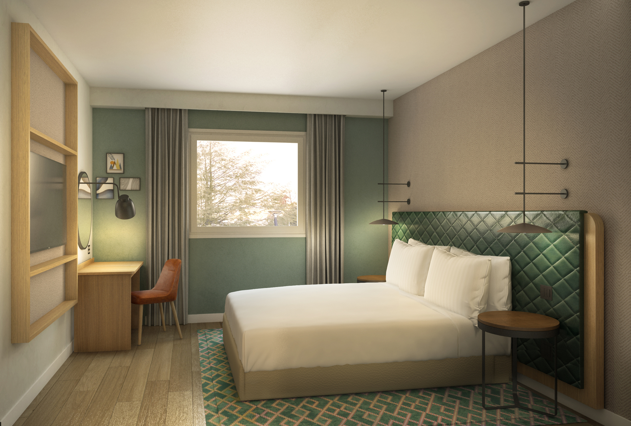 Double Single King Size Bed