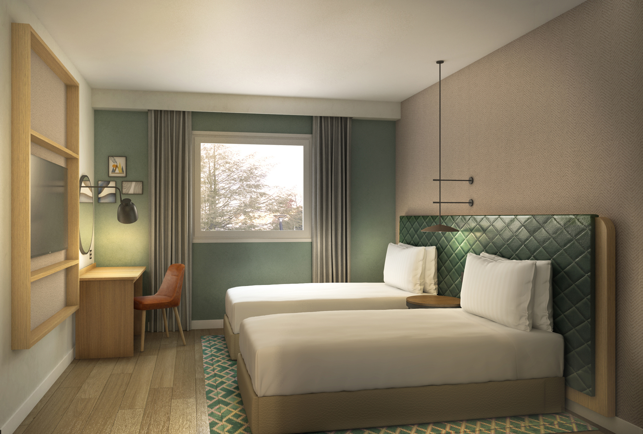 Double King Size Bed