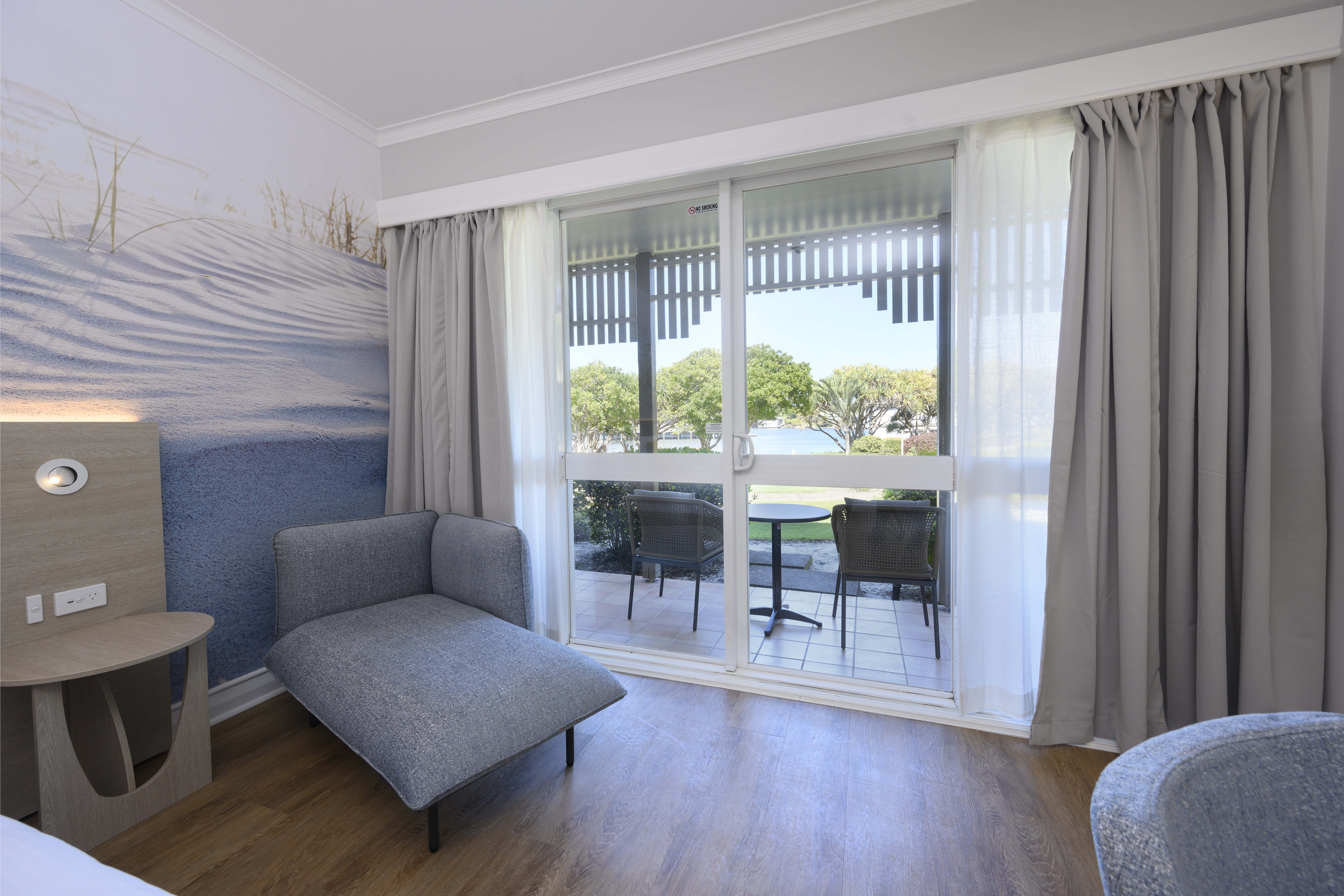 Double Two Double Beds with Views