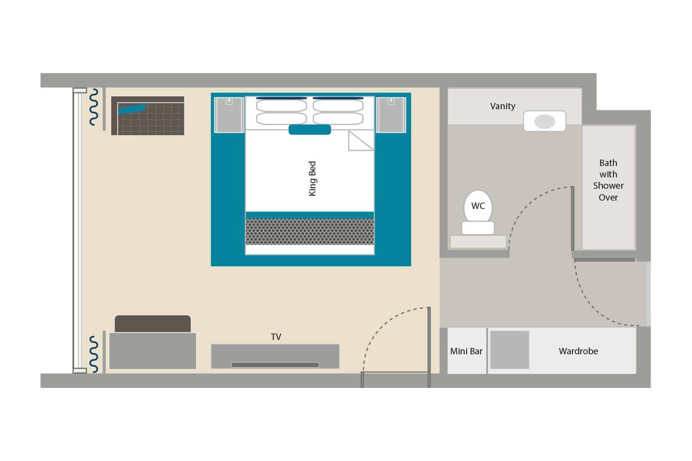 Double King Size Bed