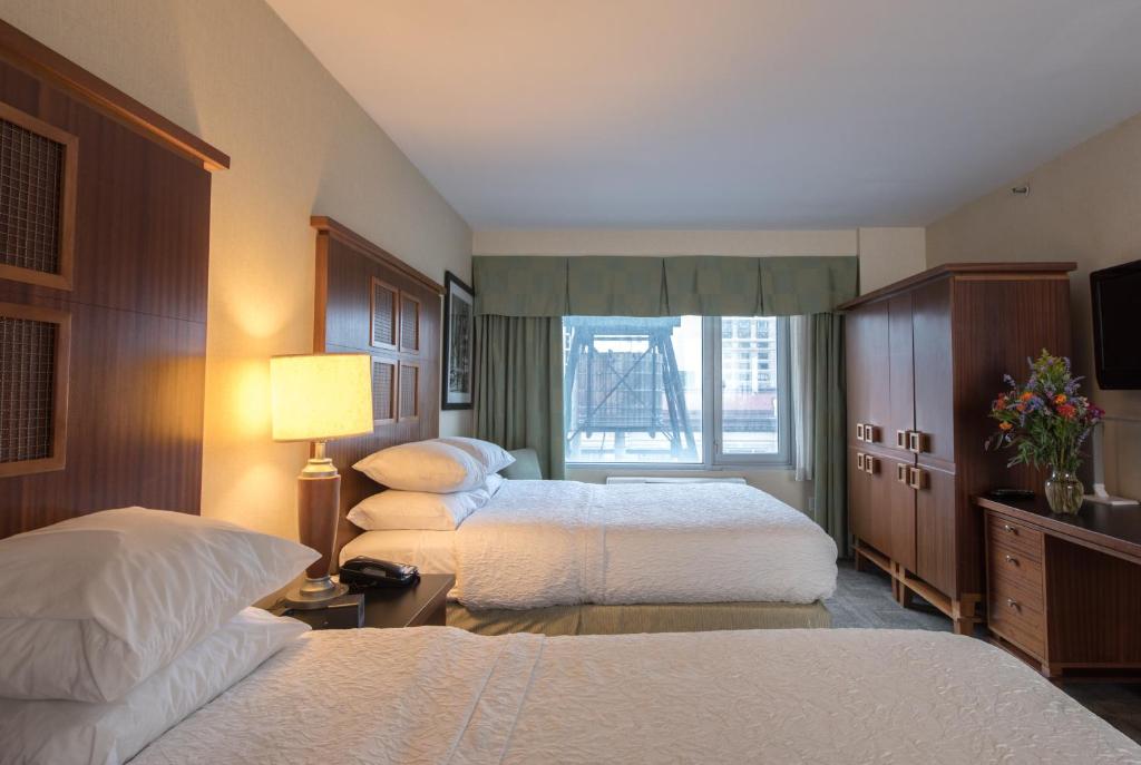 Double City View Two Double Beds
