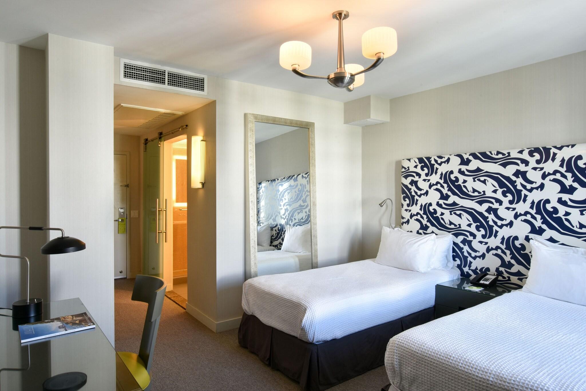 Double Partial Ocean View Two Double Beds