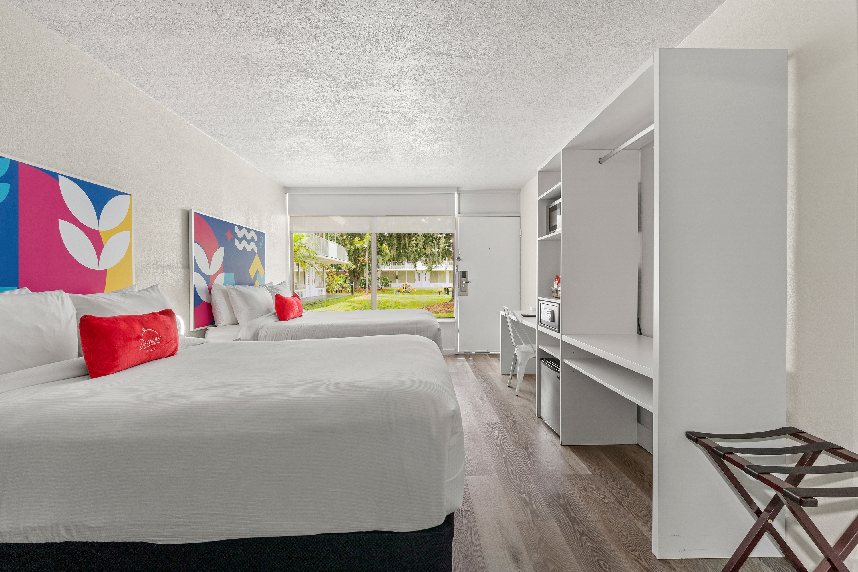 Double City View Two Beds