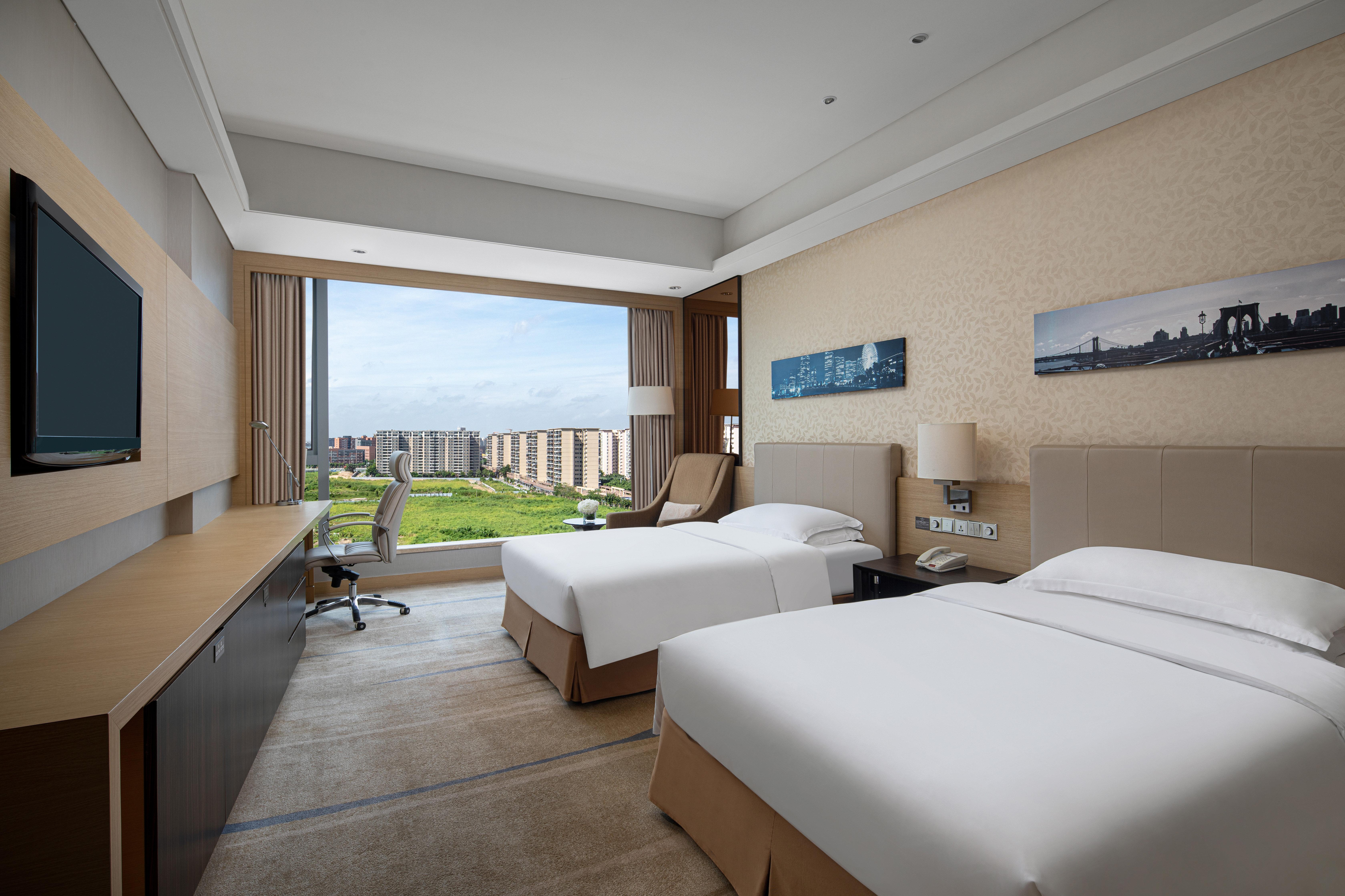 Double City View Two Double Beds