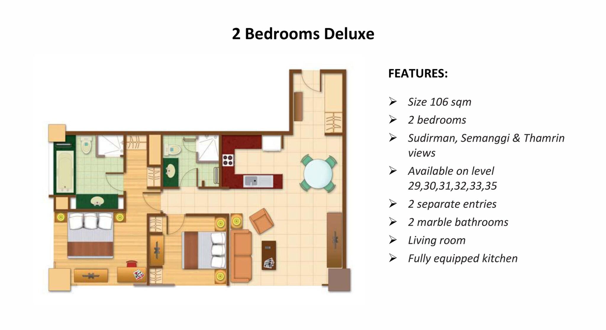 Apartment Deluxe Smoking