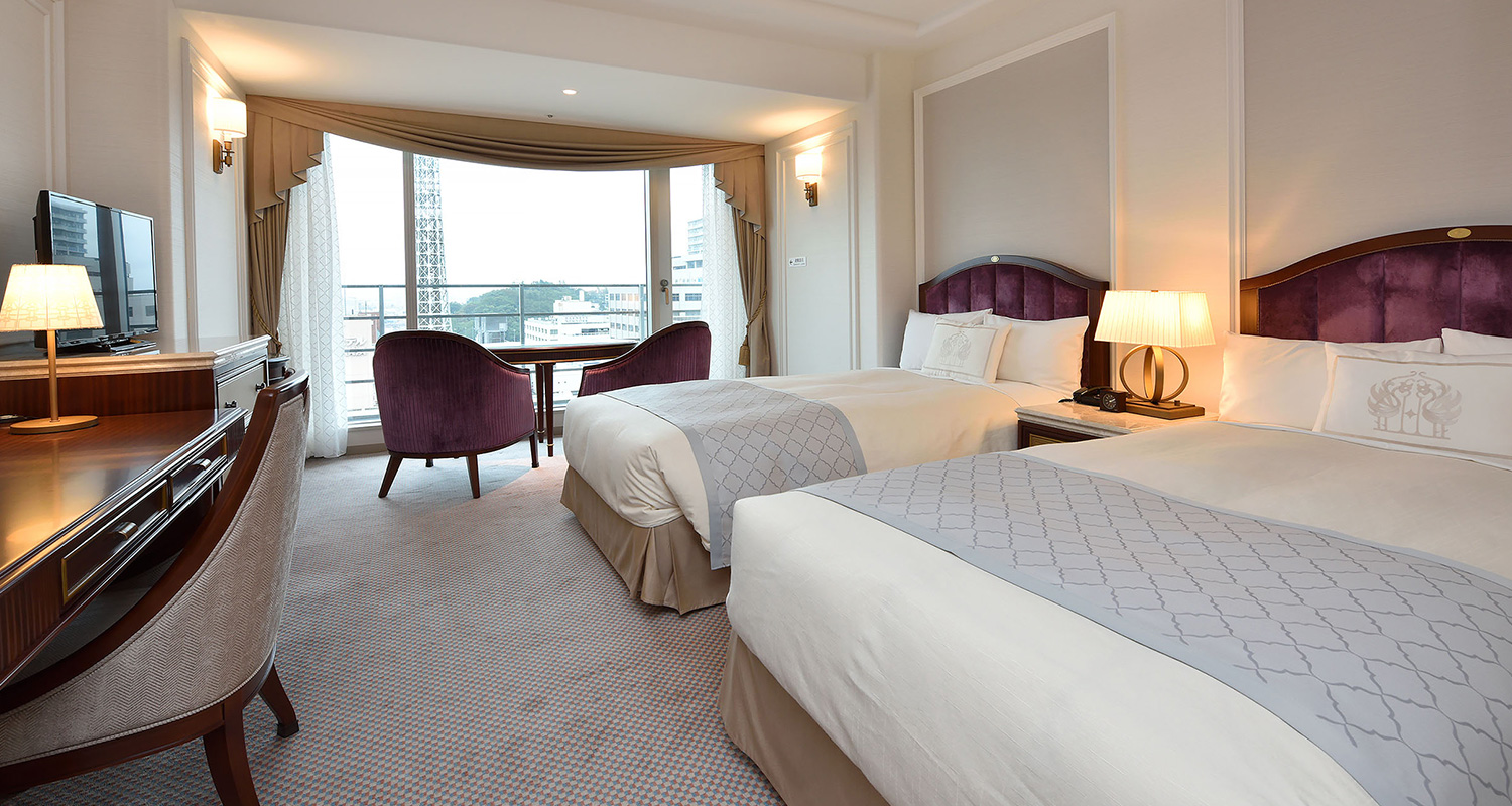 Twin Two Double Beds