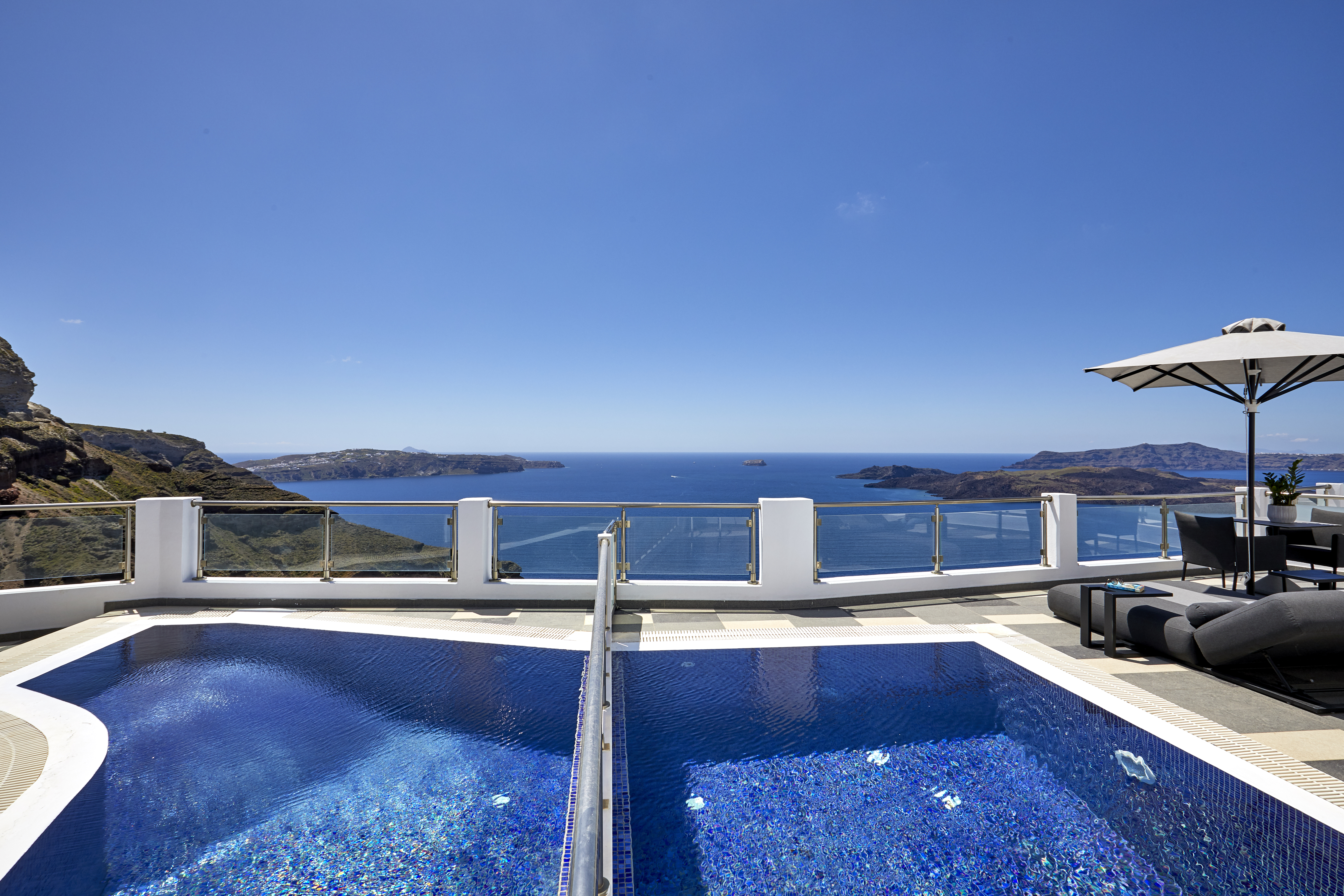 Double or Twin Sea View with Private Pool