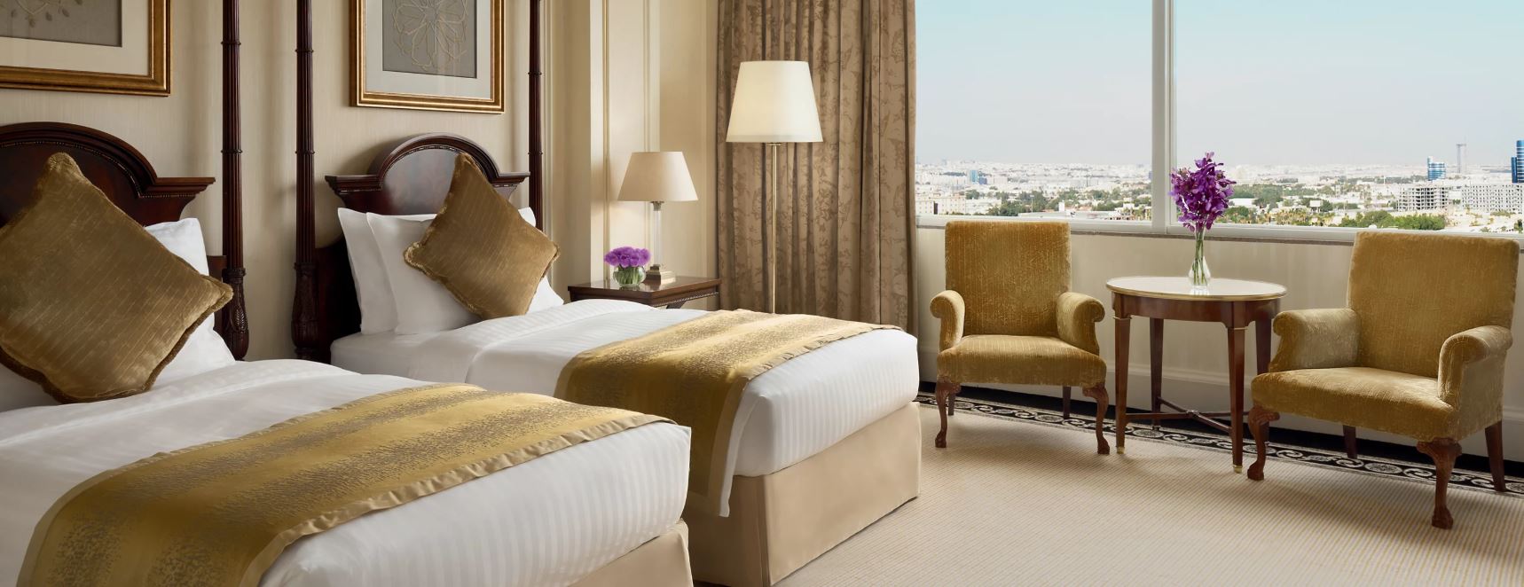 Twin Partial Sea View