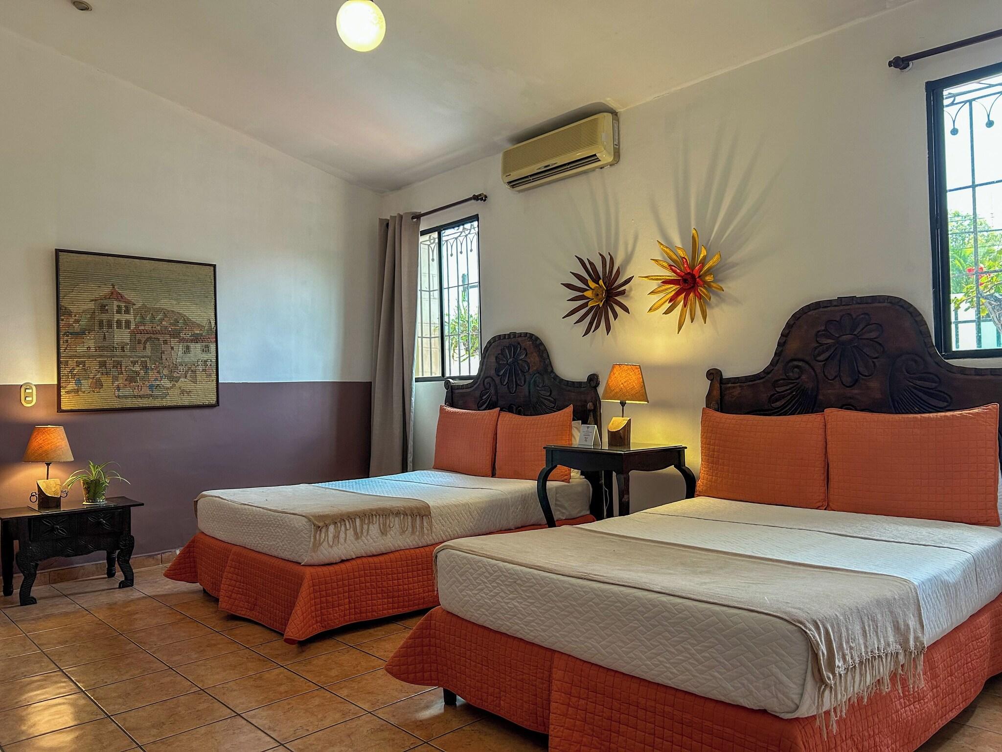 Double Two Double Beds