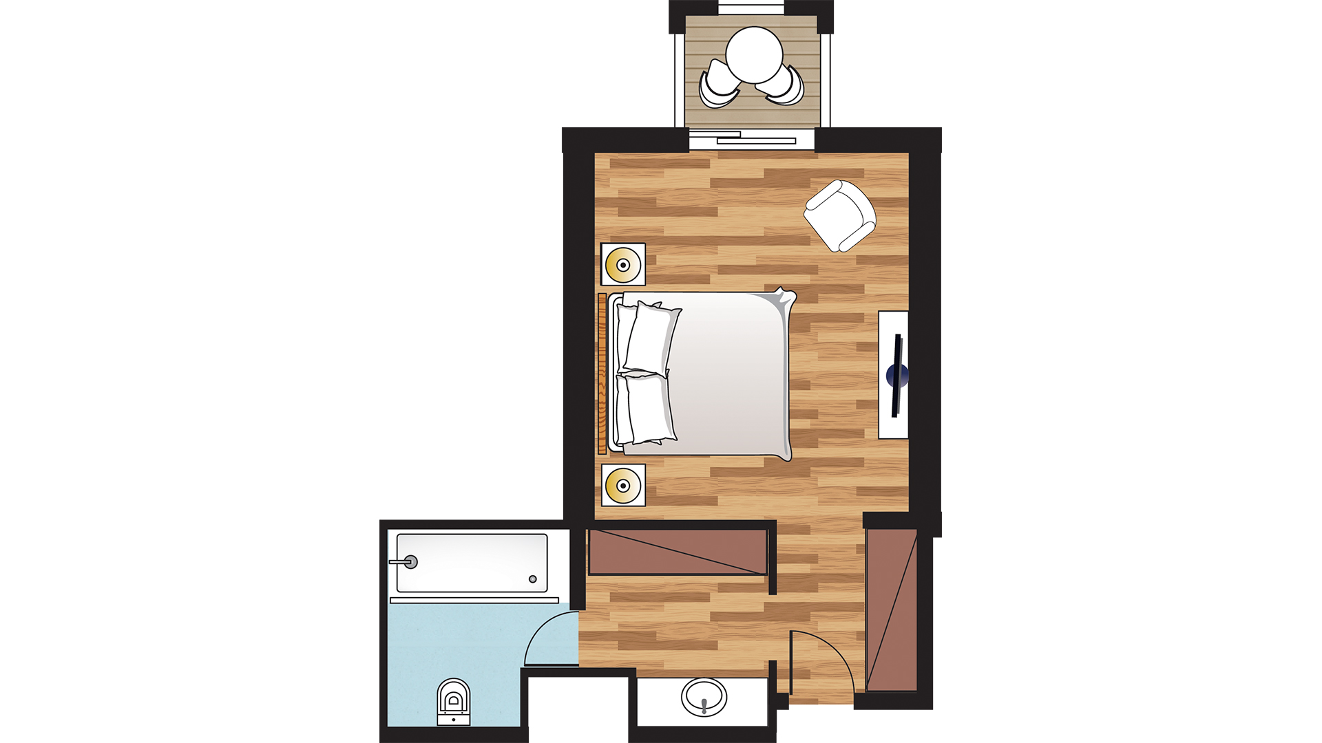 Double Deluxe Side Sea View