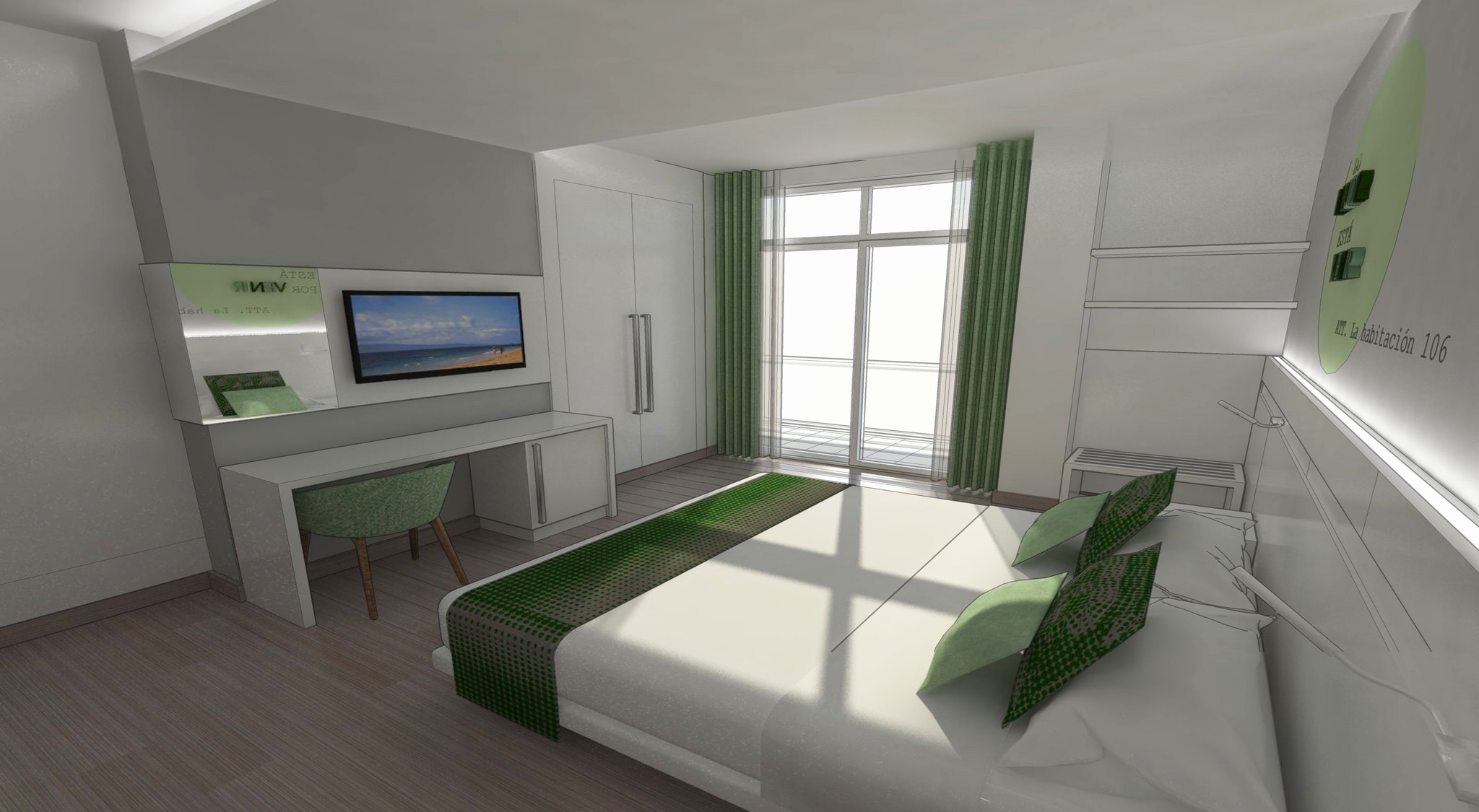 Double or Twin Sea View