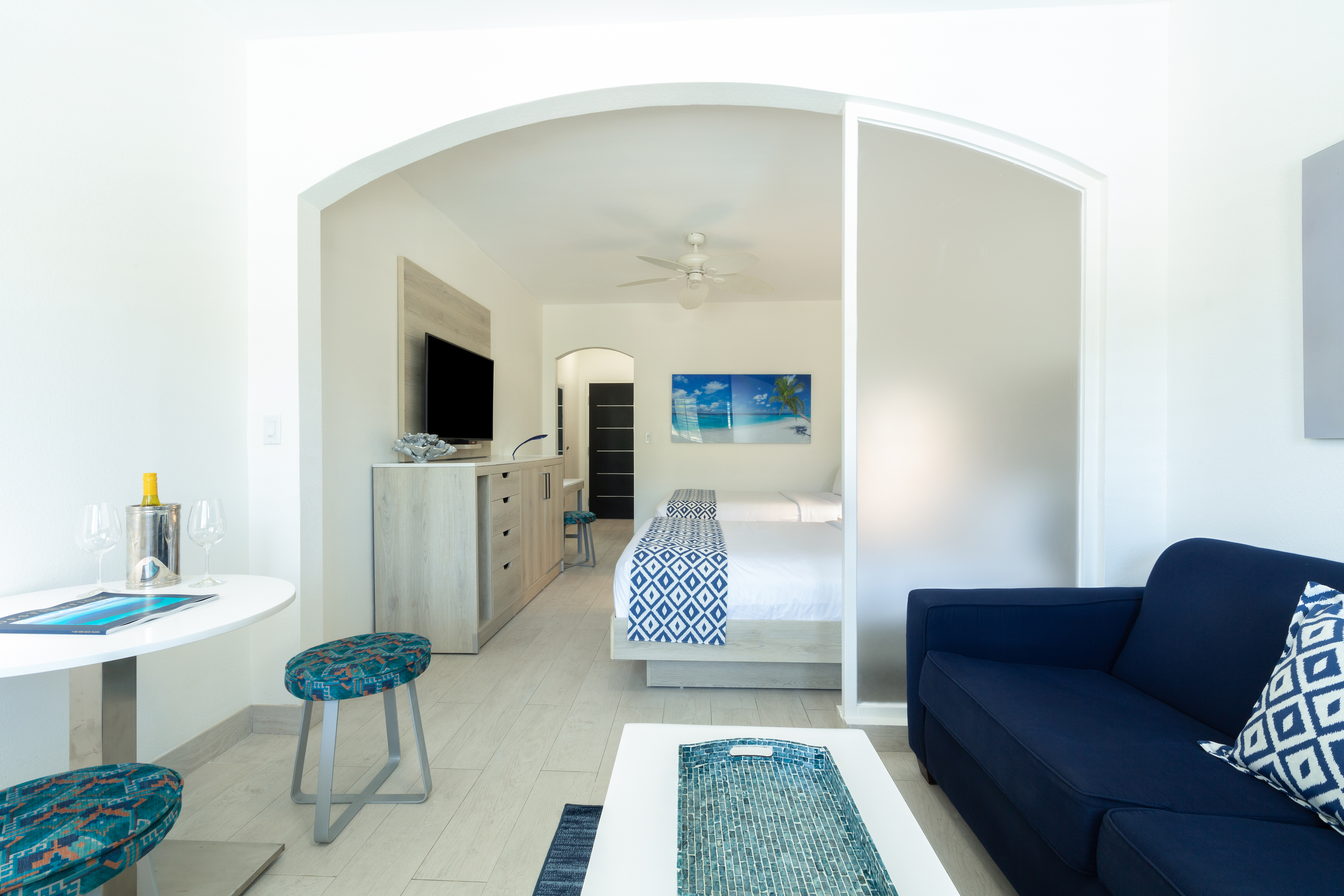 Double Pool View Two Double Beds