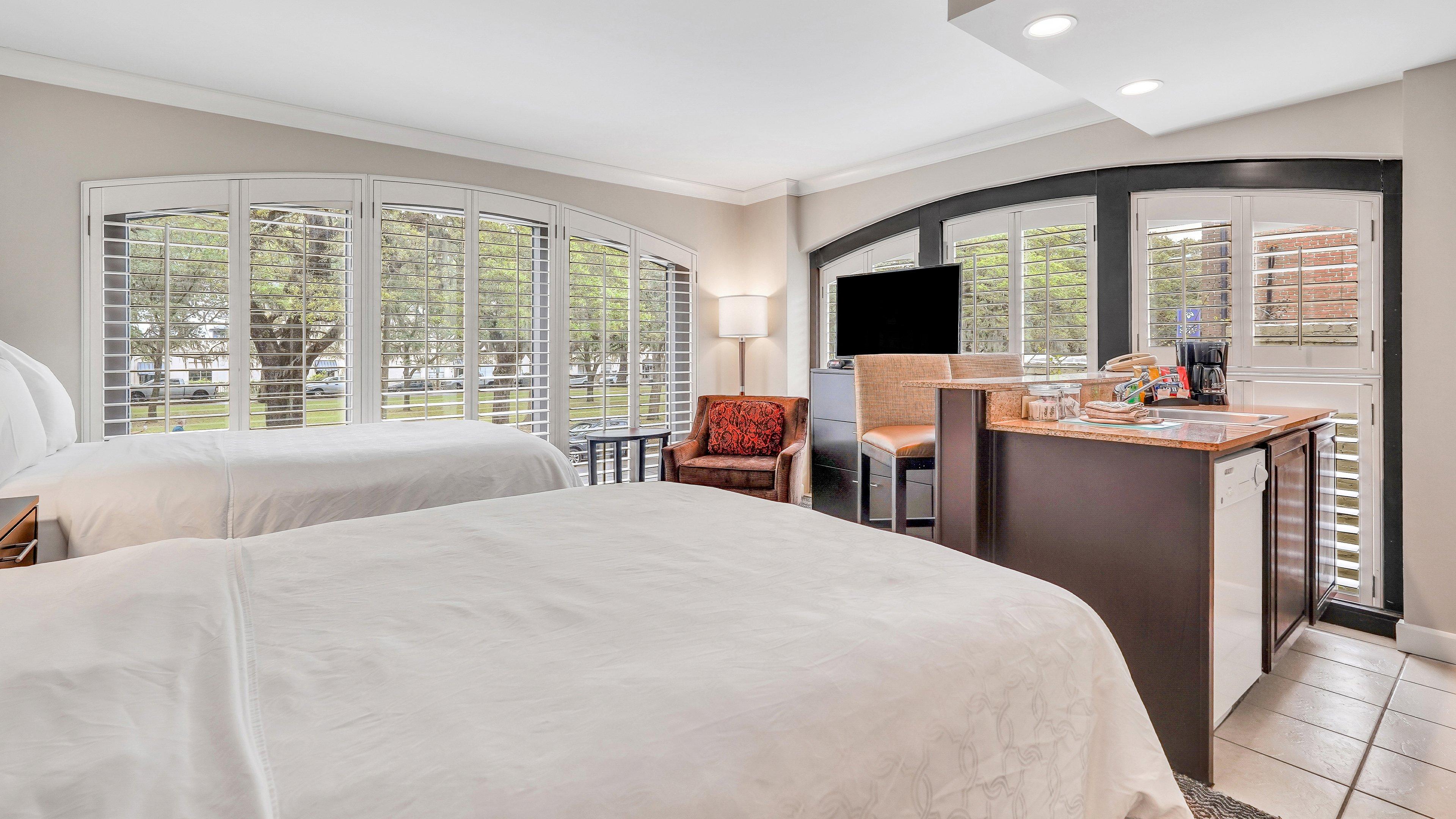 Studio City View Two Double Beds