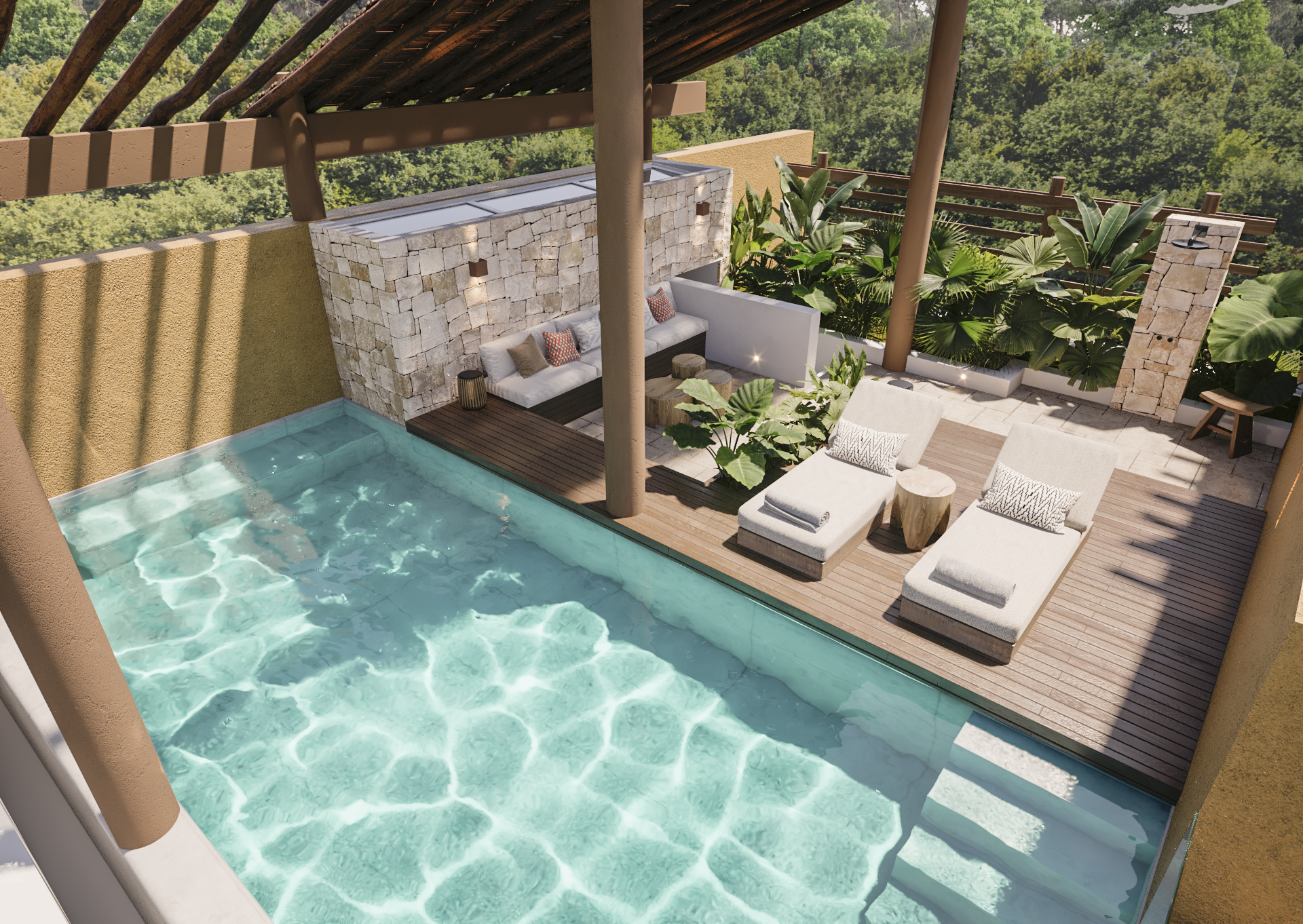 Family Room Three Bedrooms