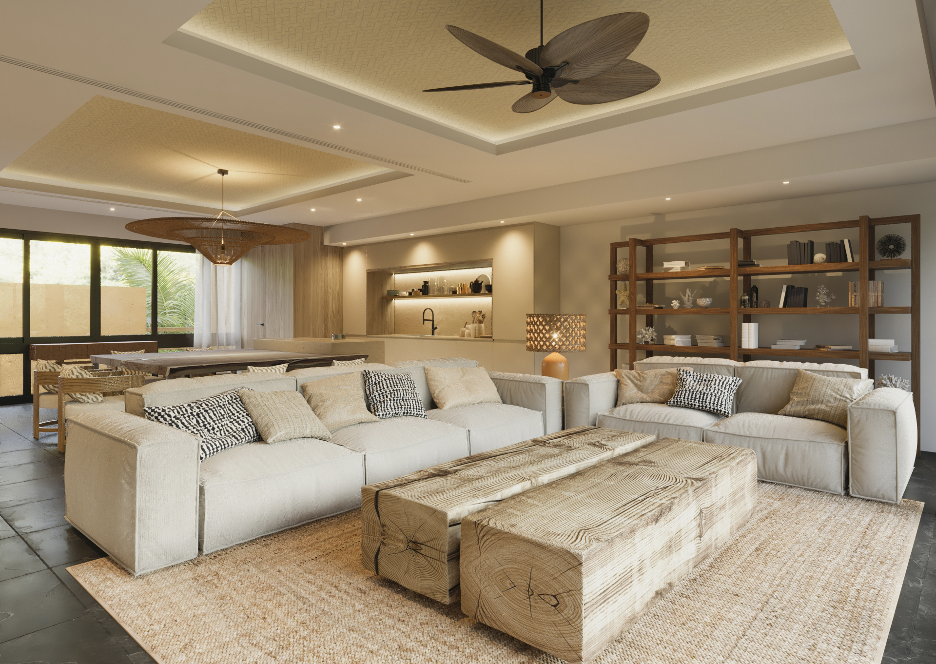 Family Room Three Bedrooms