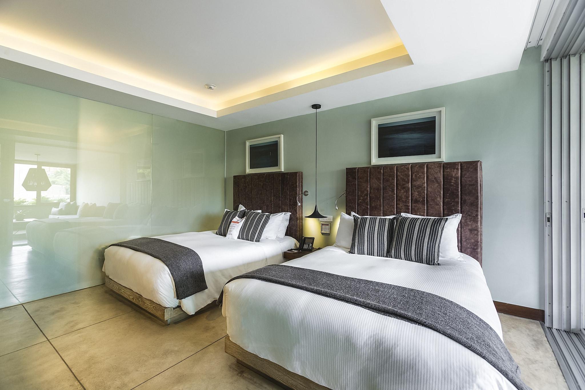 Double Two Double Beds