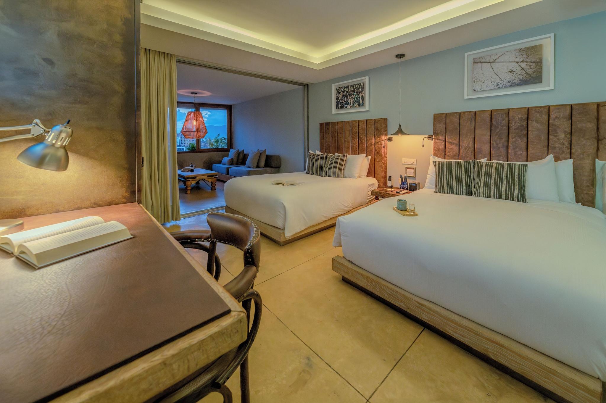 Double Two Double Beds