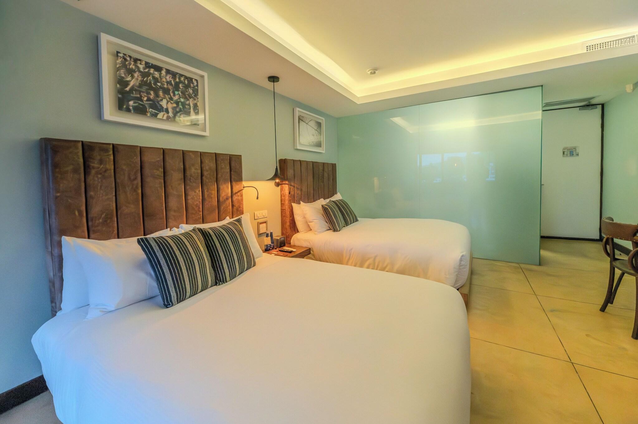 Double Two Double Beds