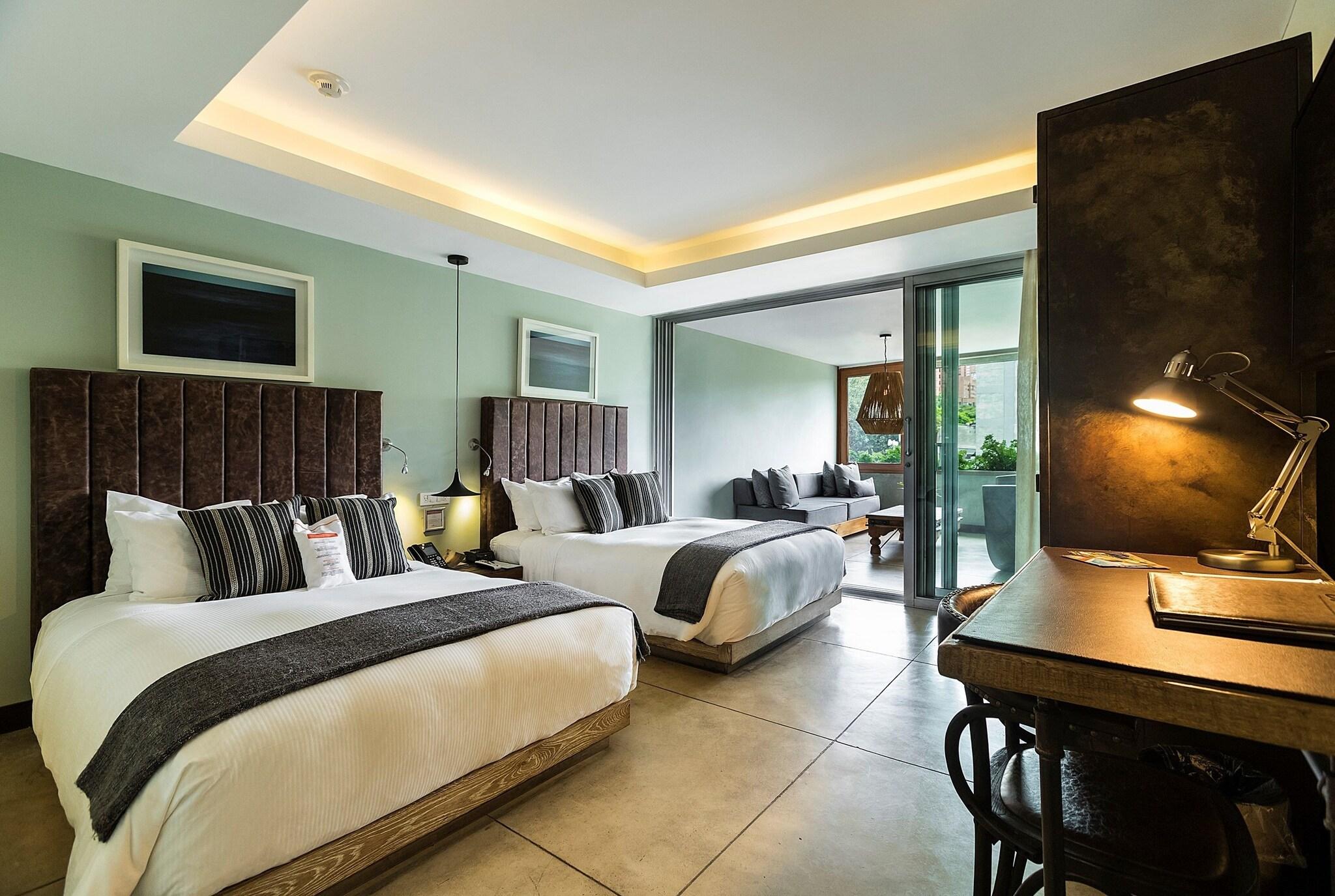 Double Two Double Beds