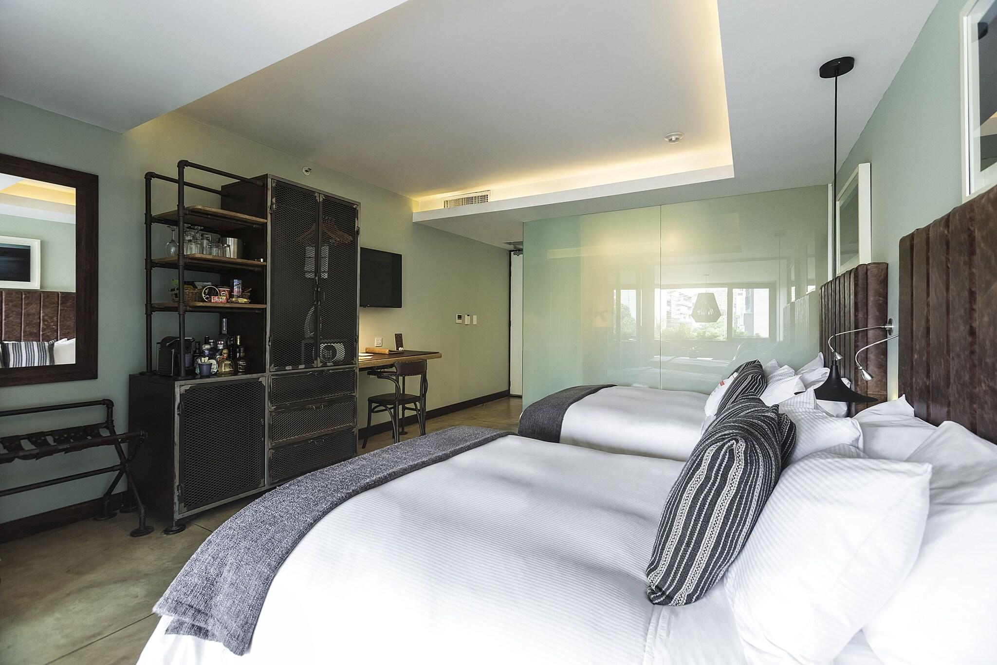 Double Two Double Beds