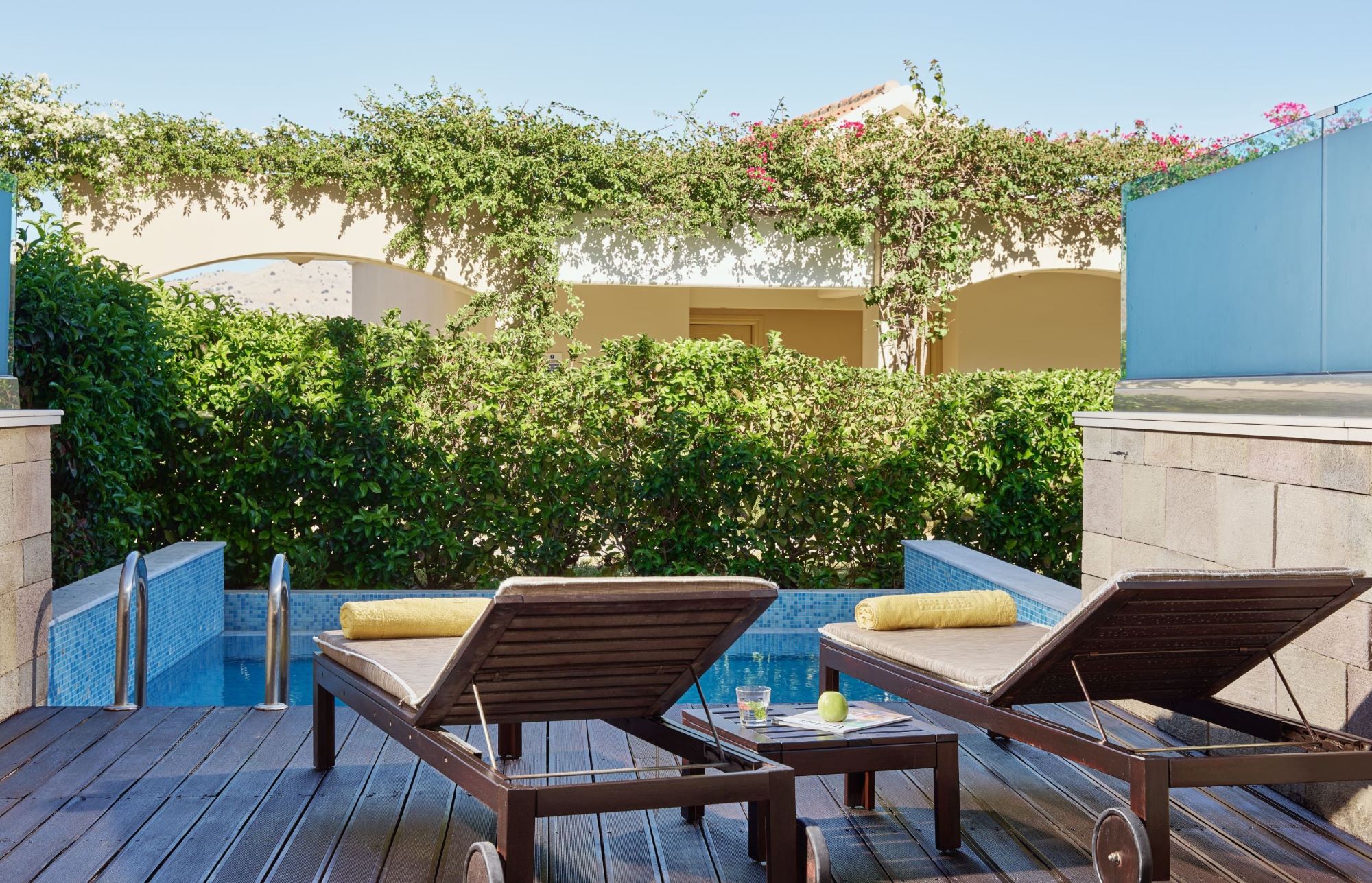 Family Room with Private Pool