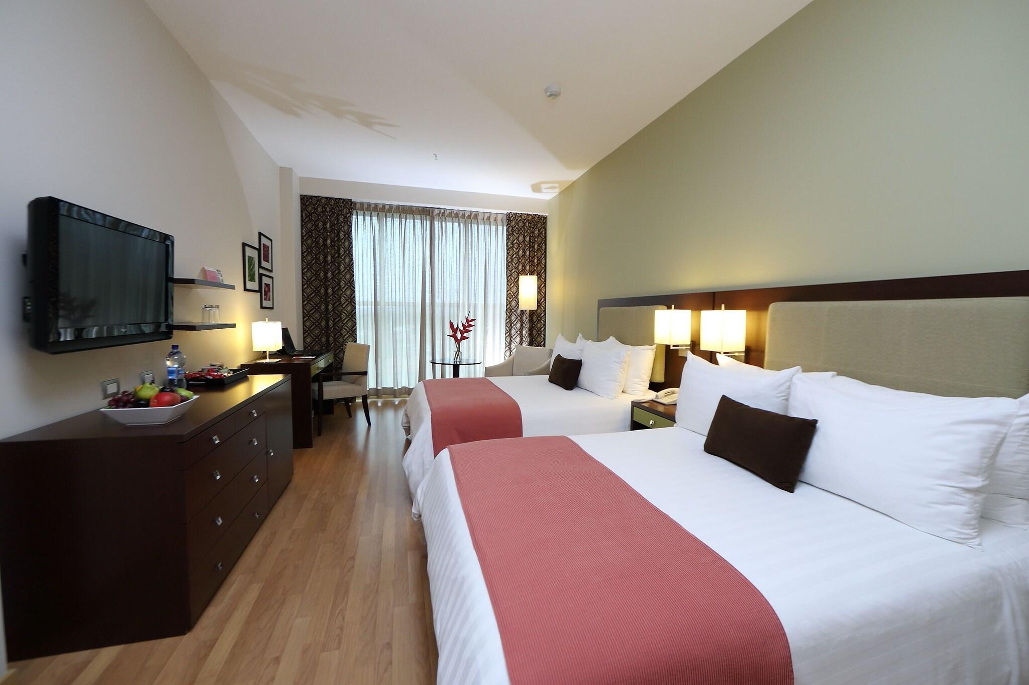 Twin Two Double Beds