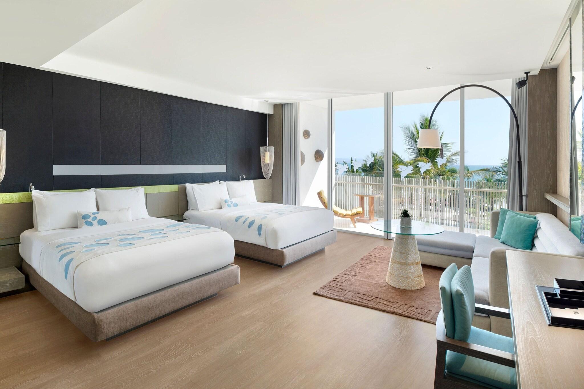 Quadruple Two Queen Beds