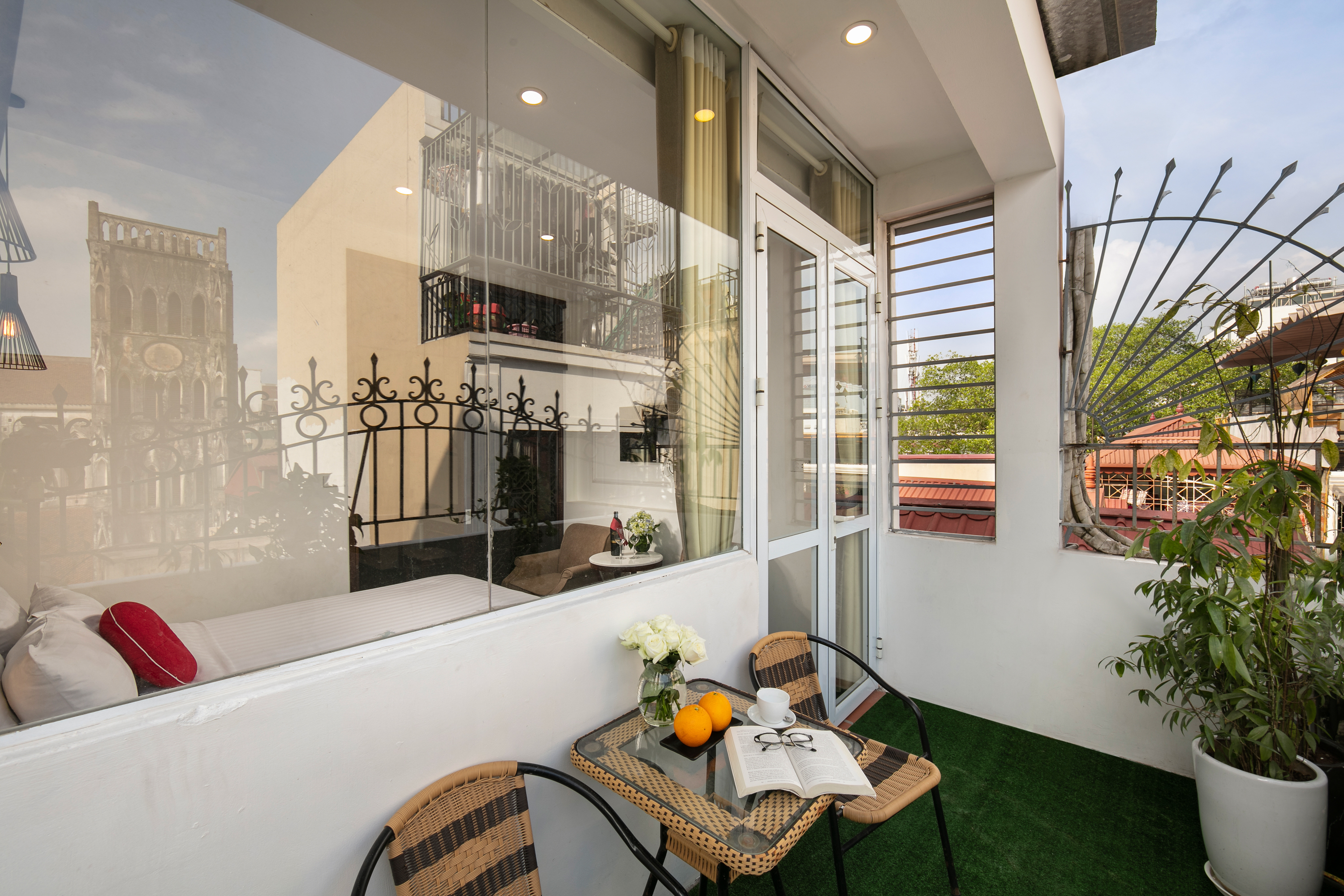 Family Room with Balcony
