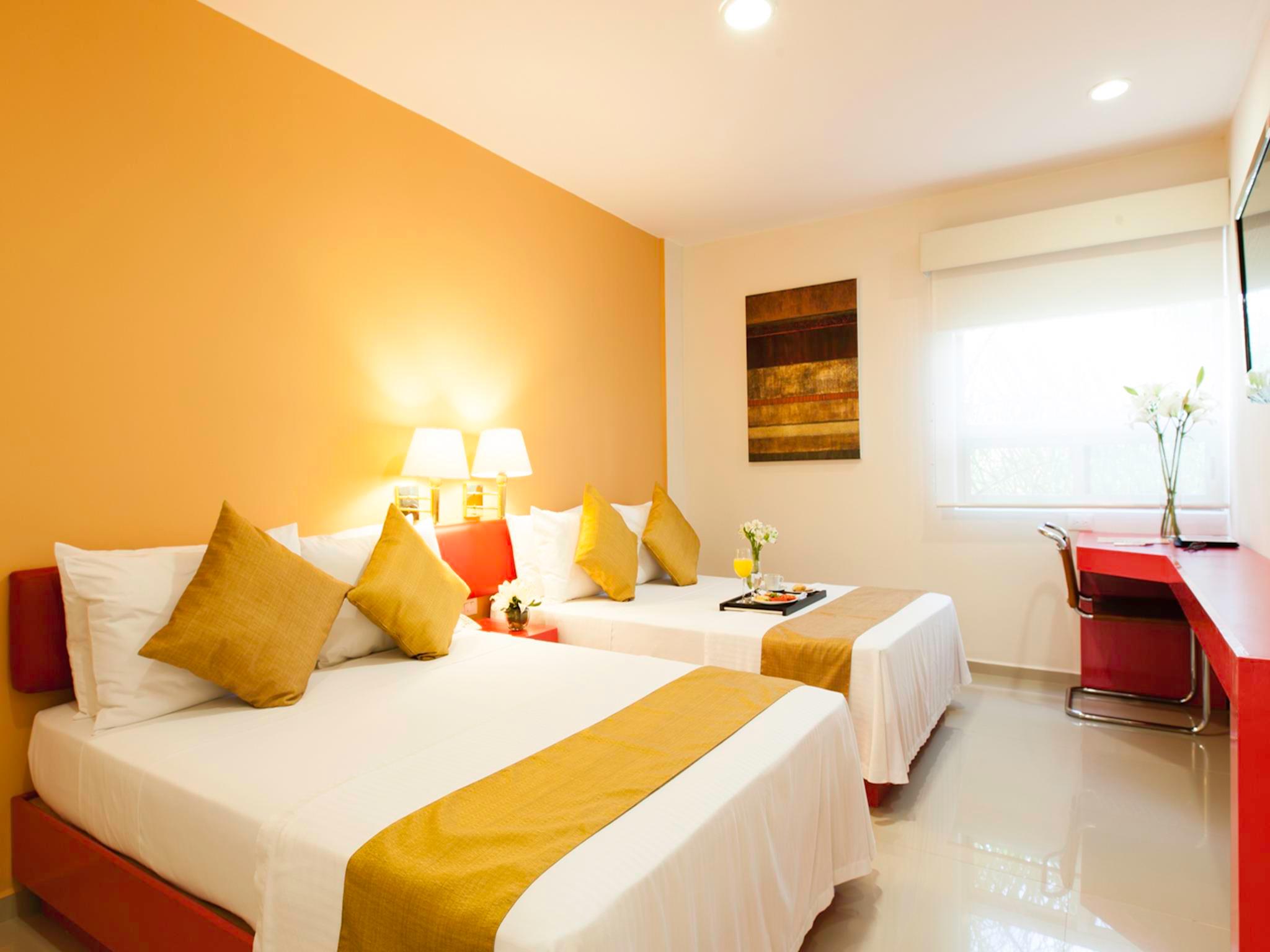 Double Two Double Beds