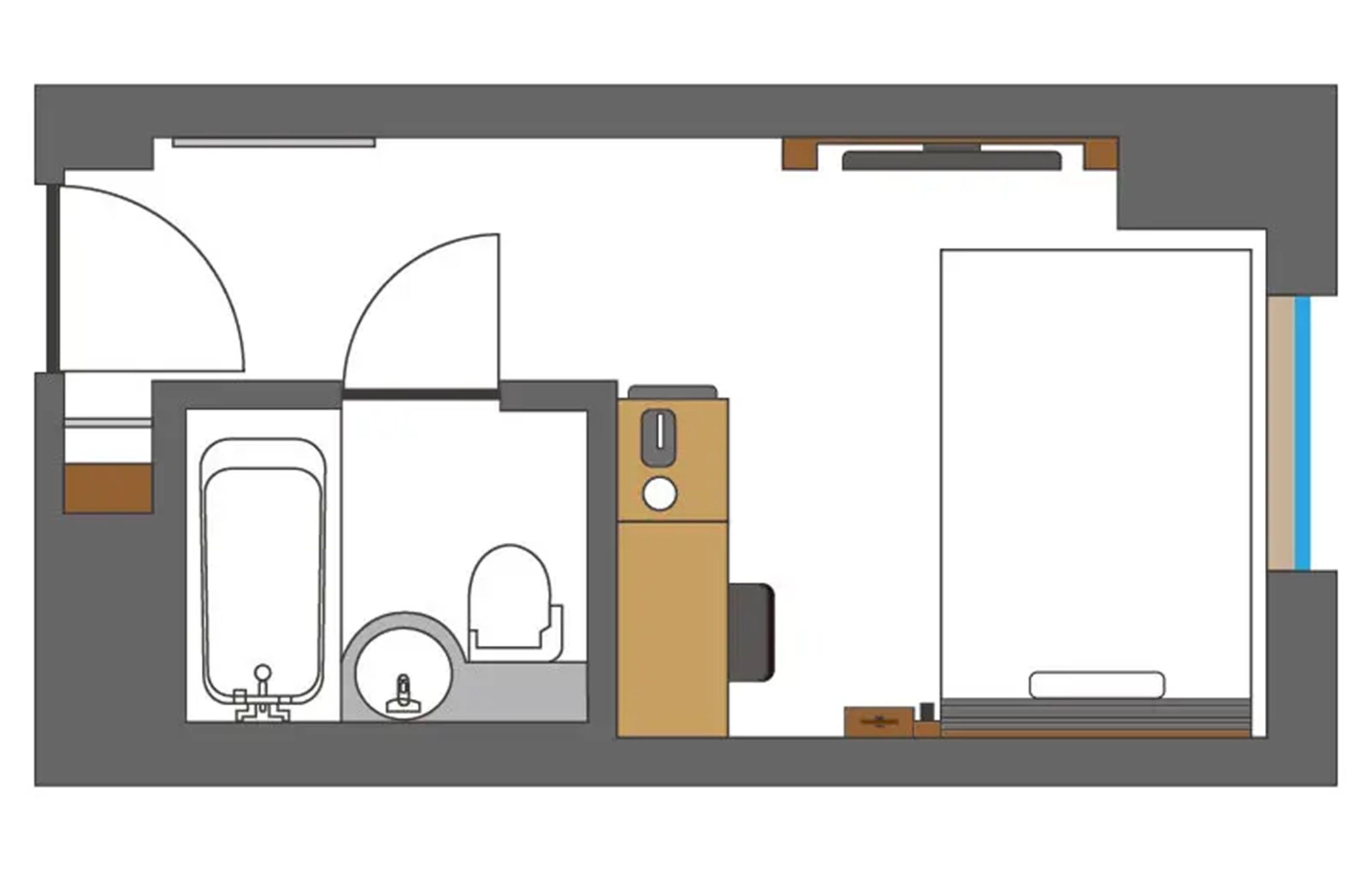 Double Single Economy Non Smoking