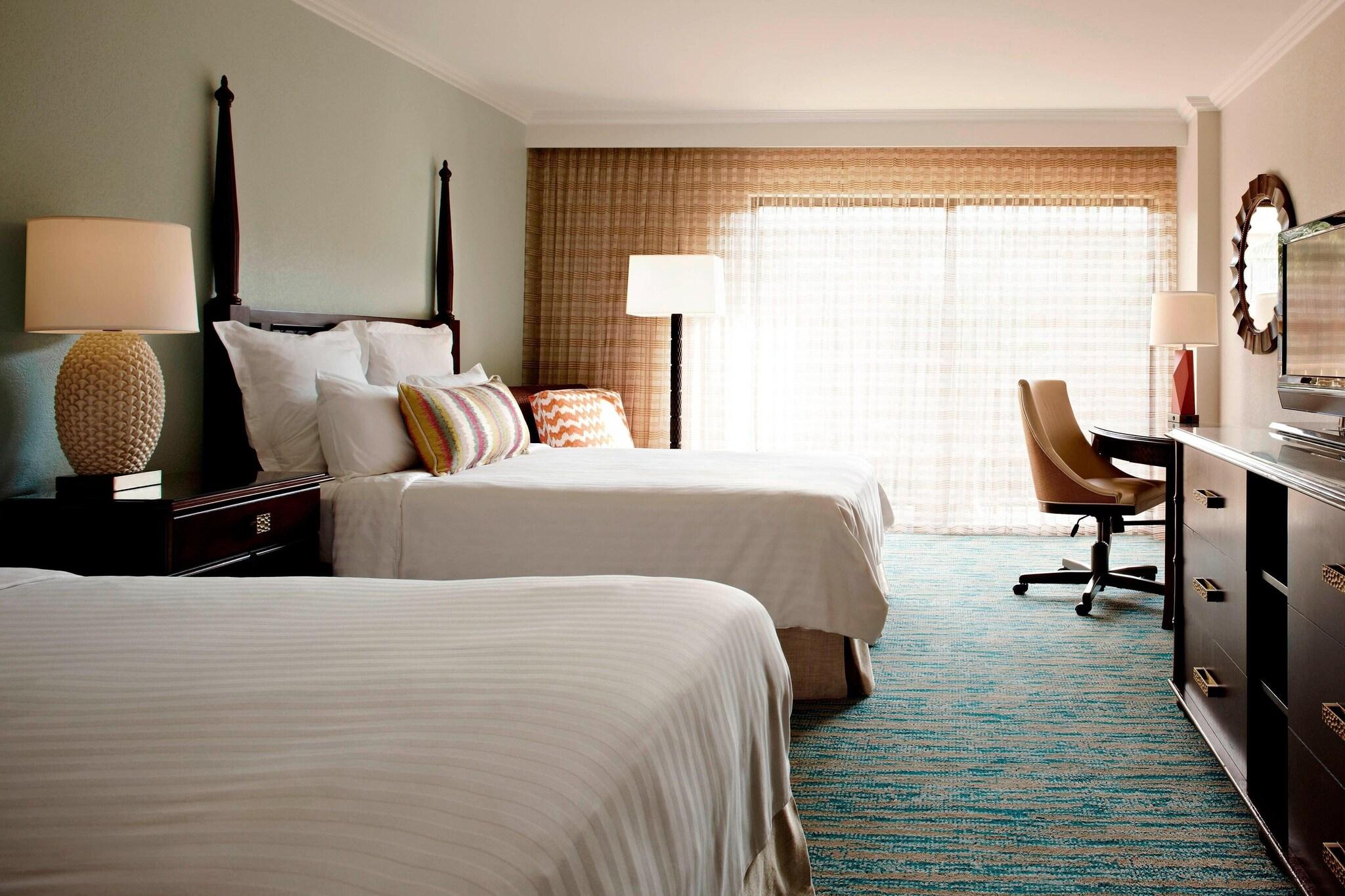 Double Partial Ocean View Two Double Beds