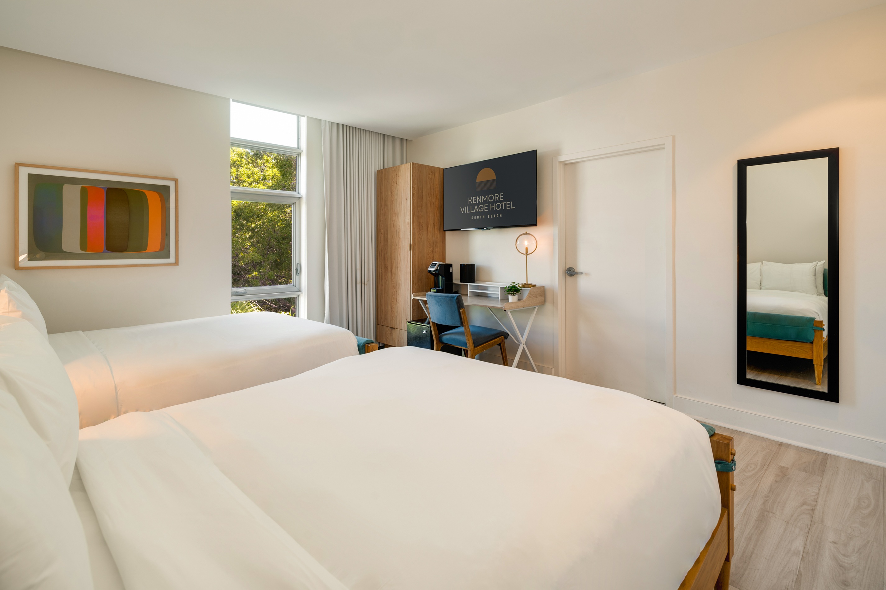 Double Two Queen Beds