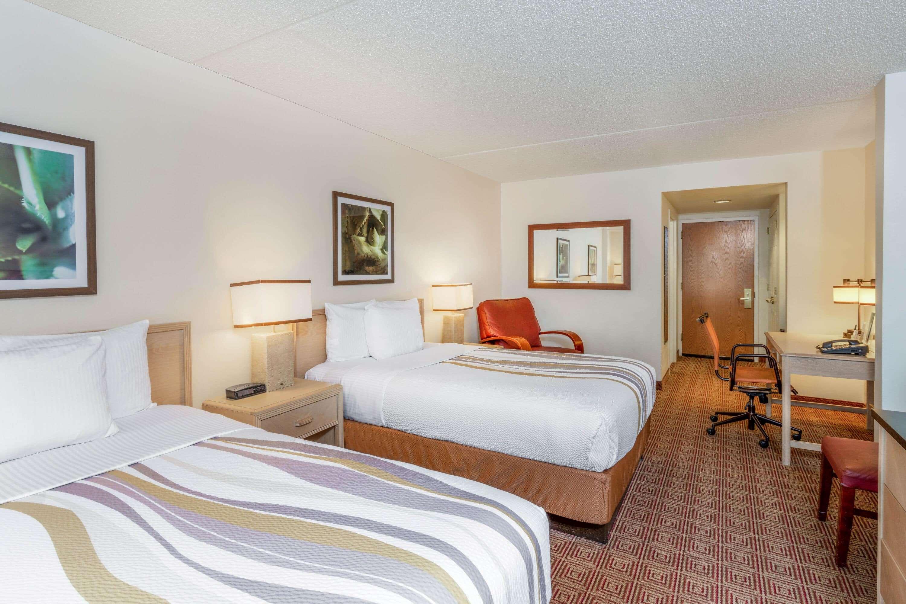 Room Two Double Beds Non Smoking