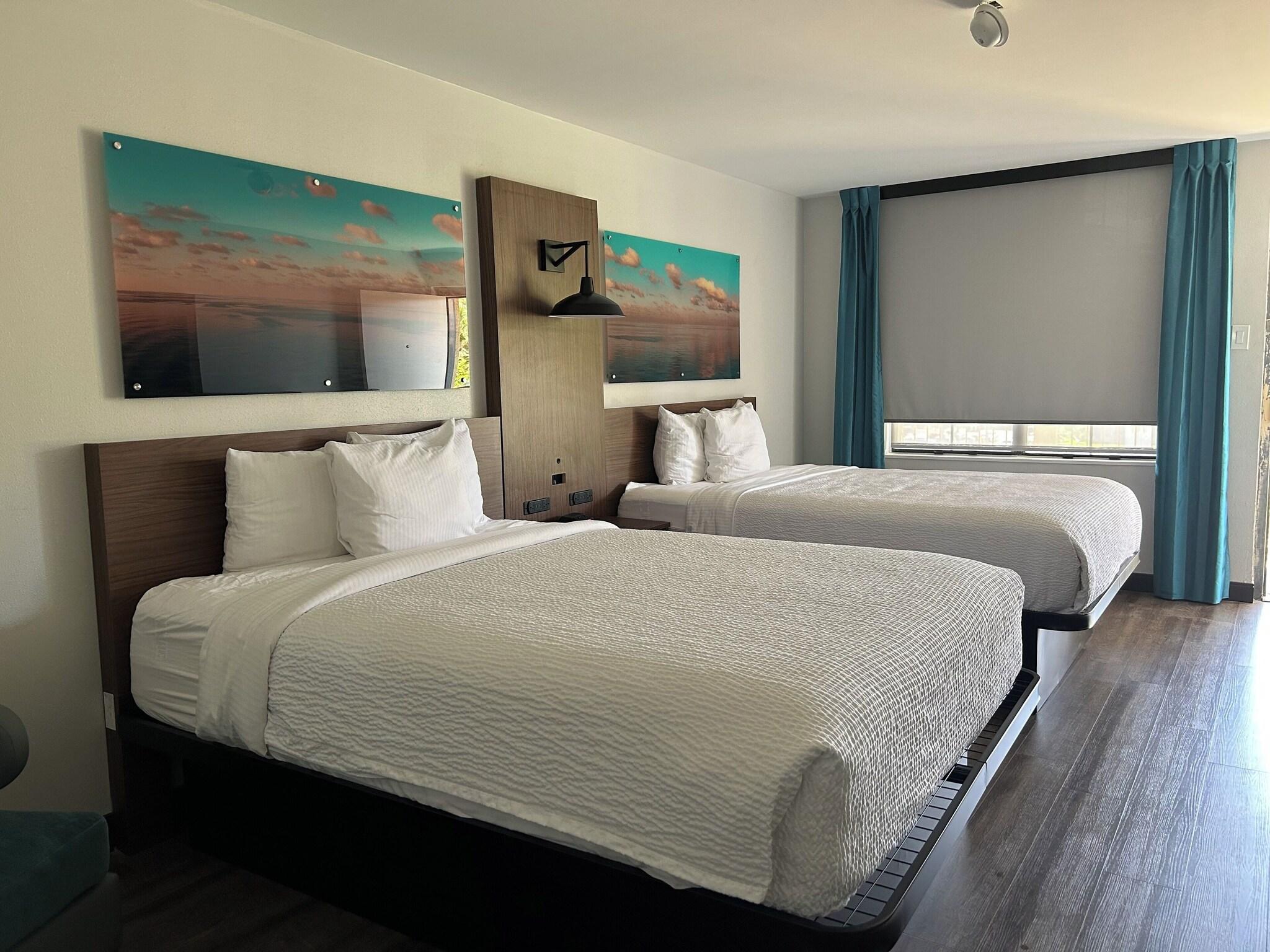 Room Two Double Beds Non Smoking