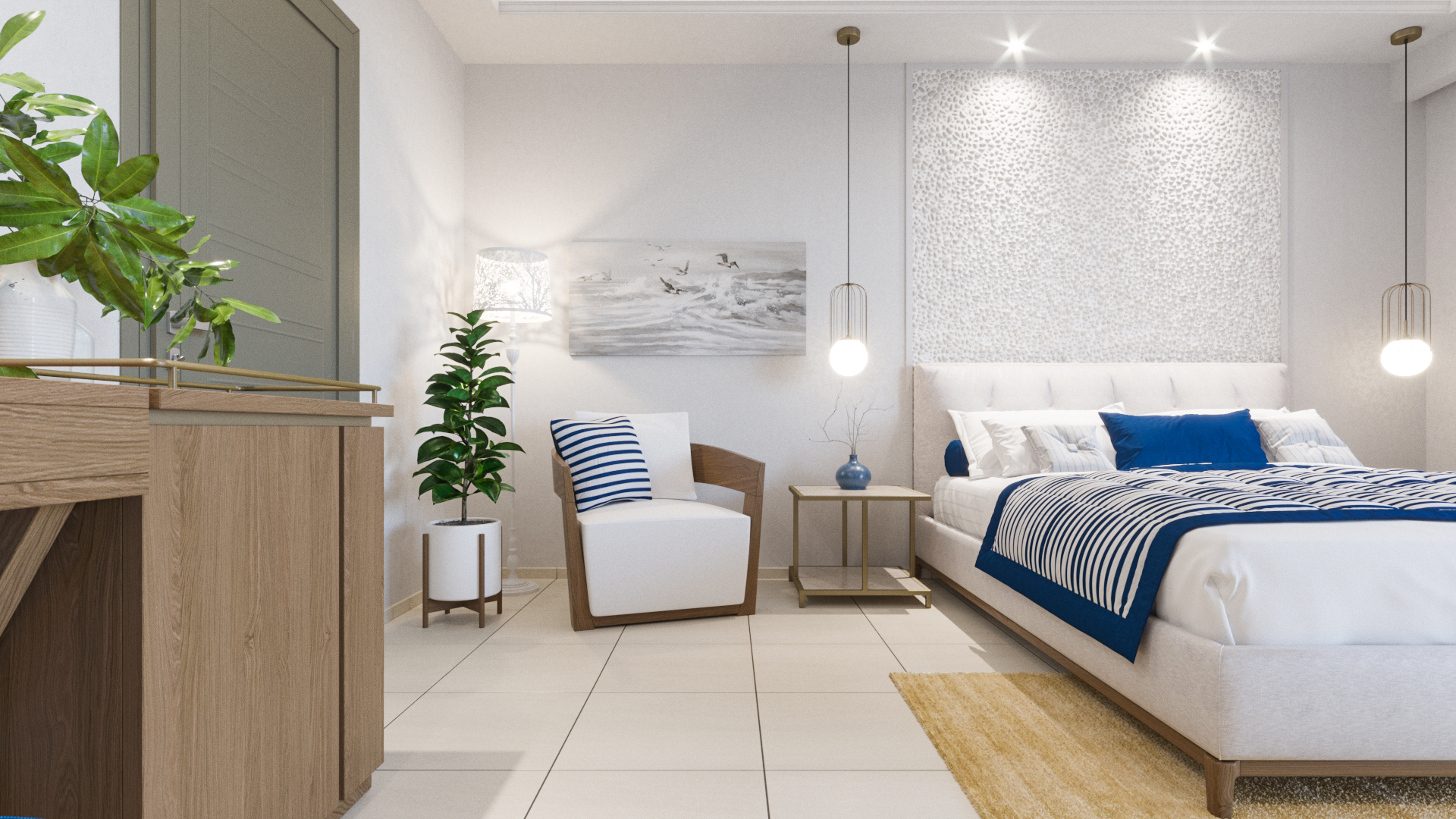 Double or Twin Superior Side Sea View