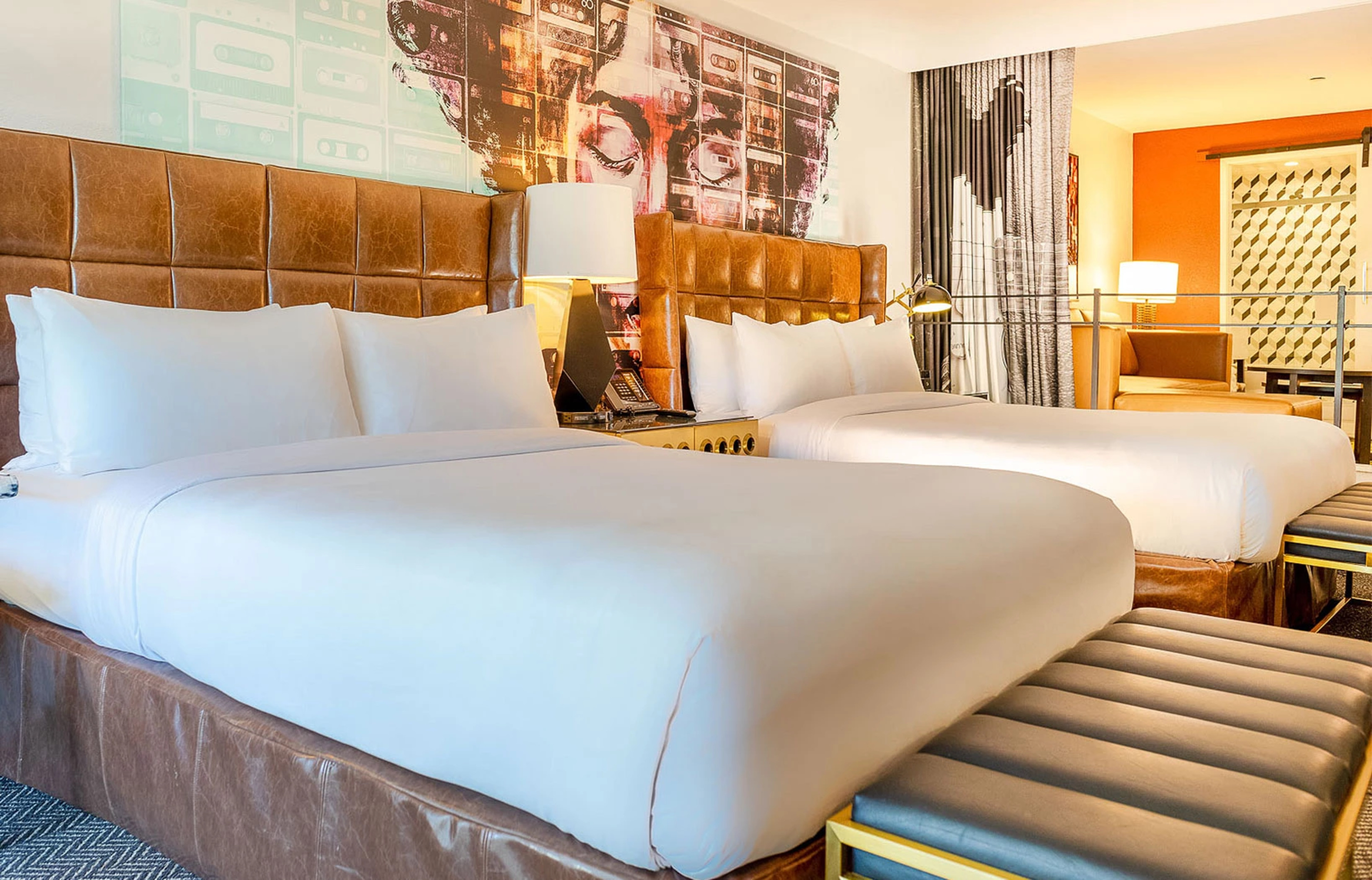 Double Two Queen Beds