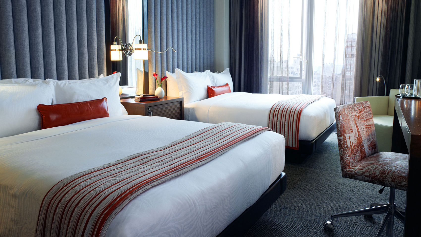 Double Two Queen Beds