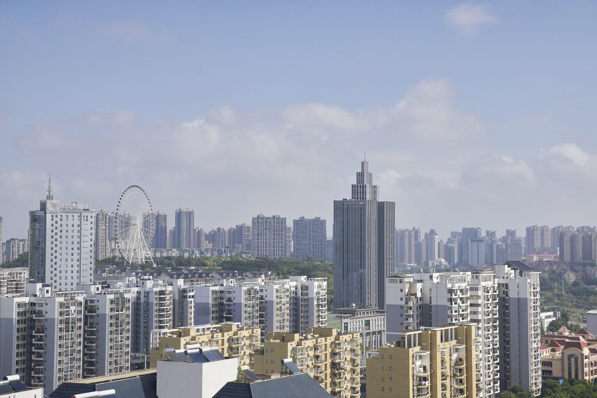 Double Business City View