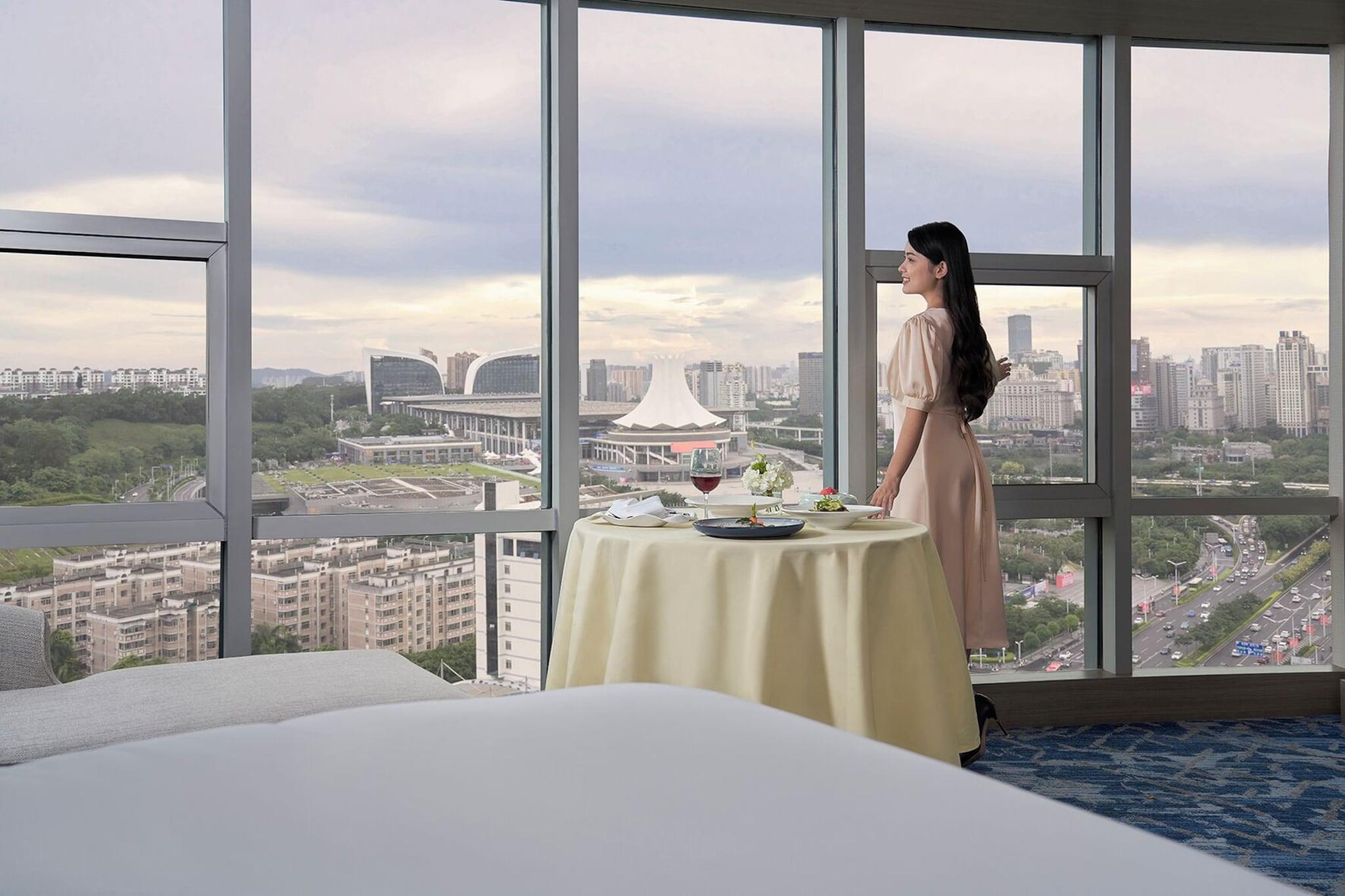 Double Business City View