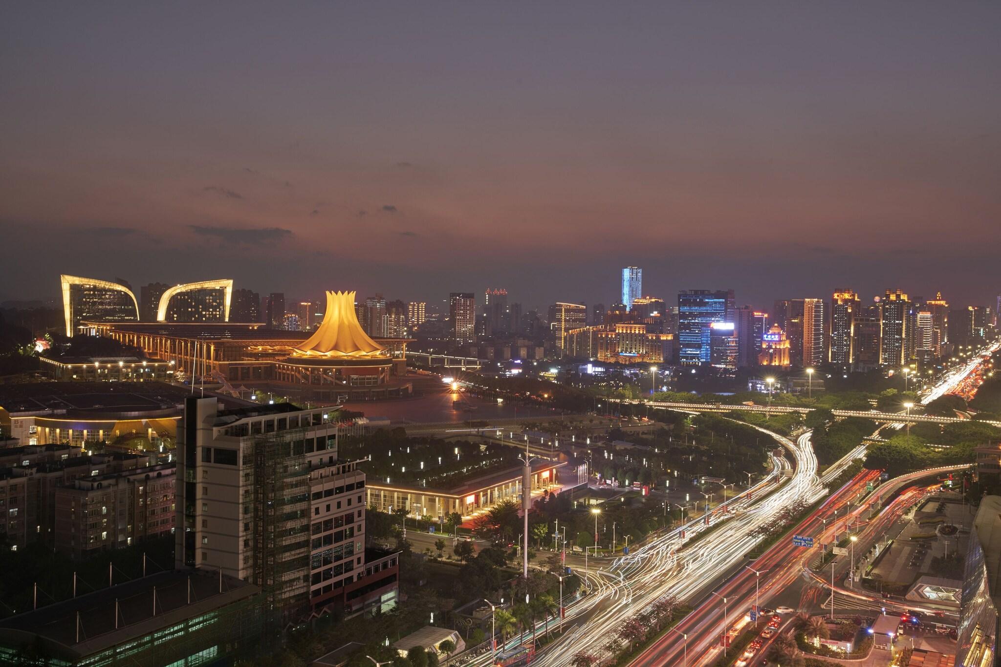 Double Business City View