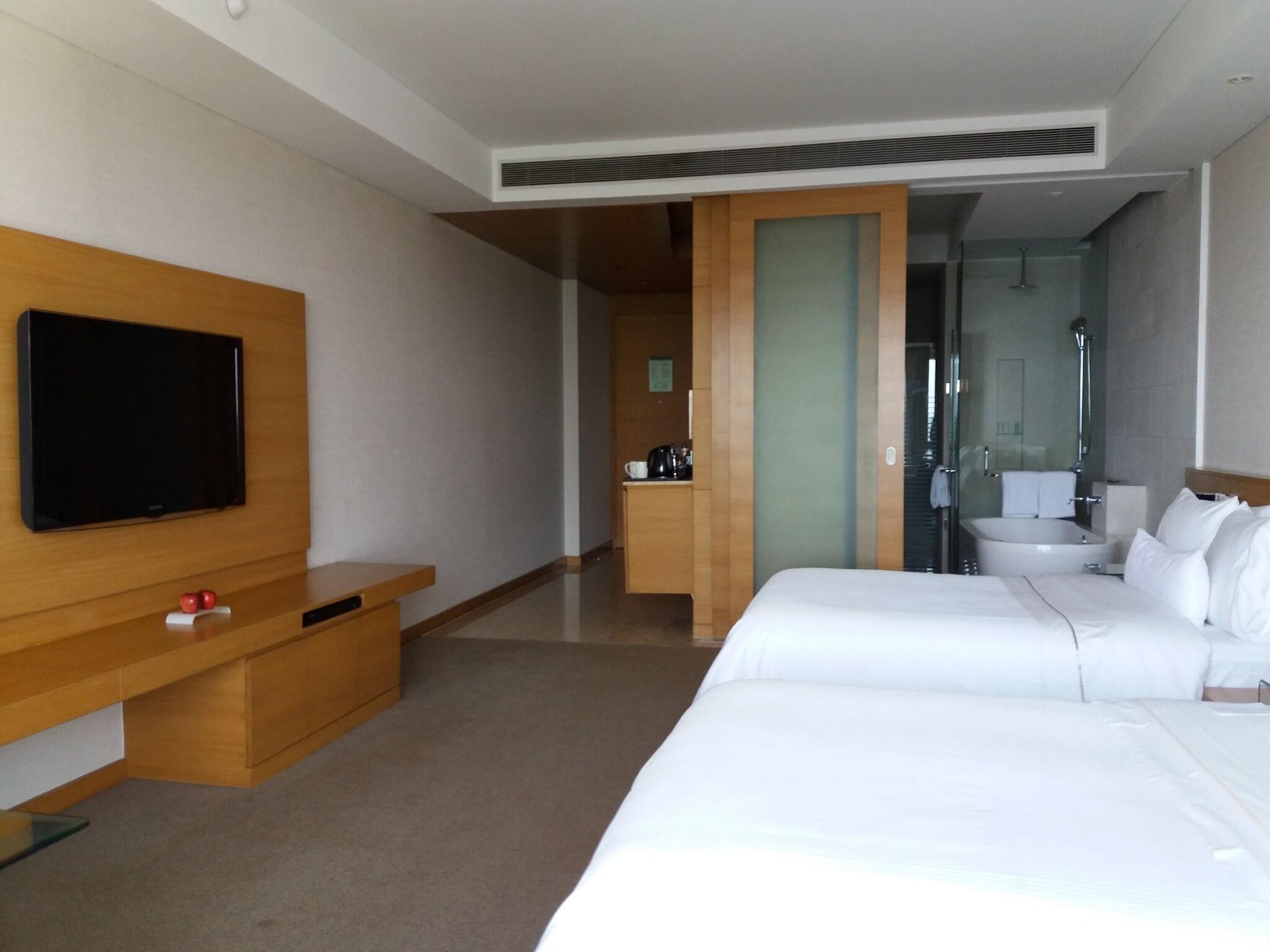 Quadruple City View Two Double Beds