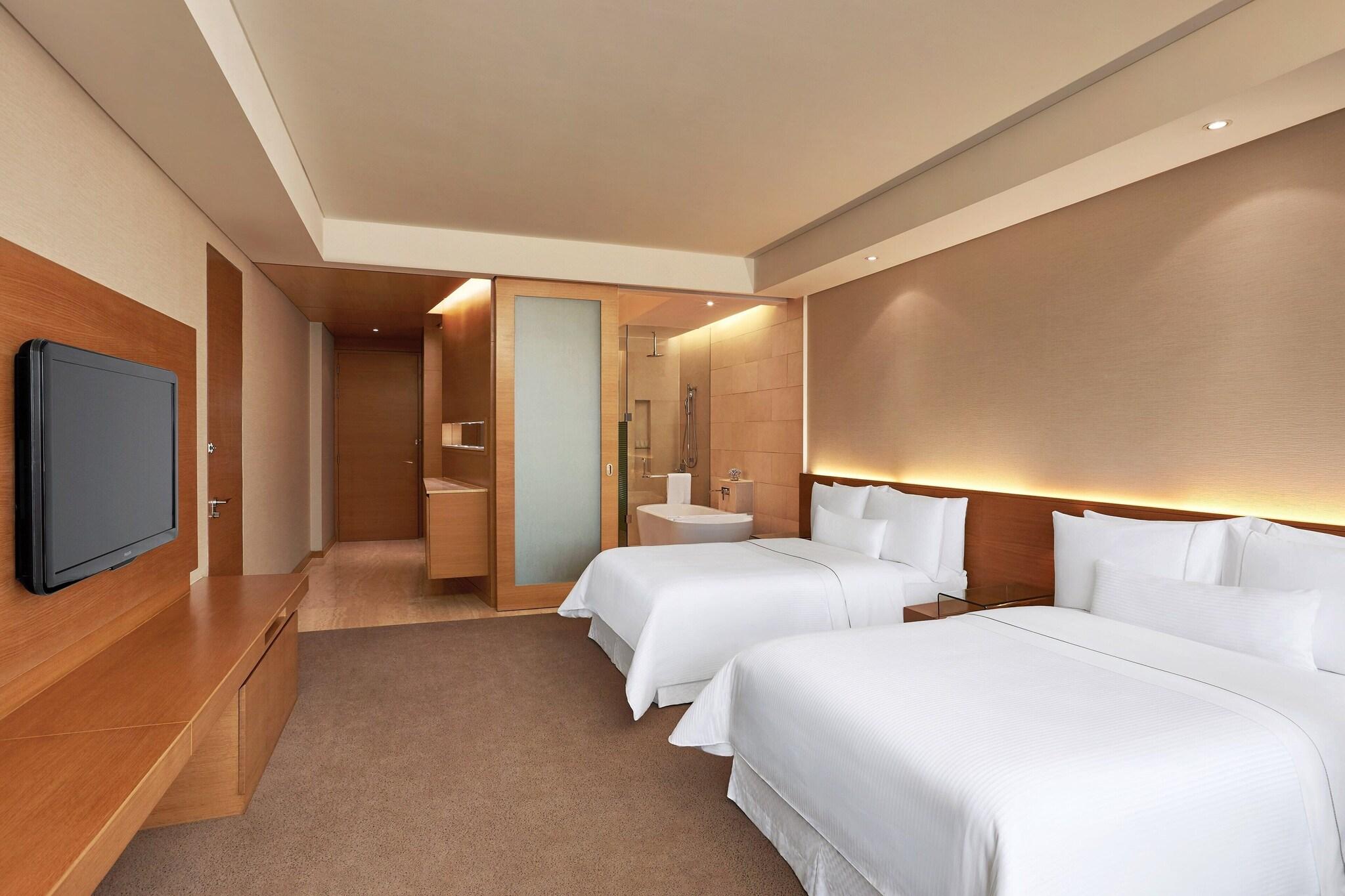 Quadruple City View Two Double Beds